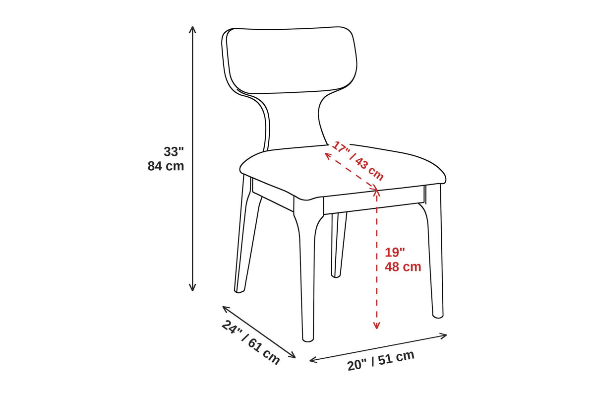 Colette Chenille Dining Chair, Set of 2