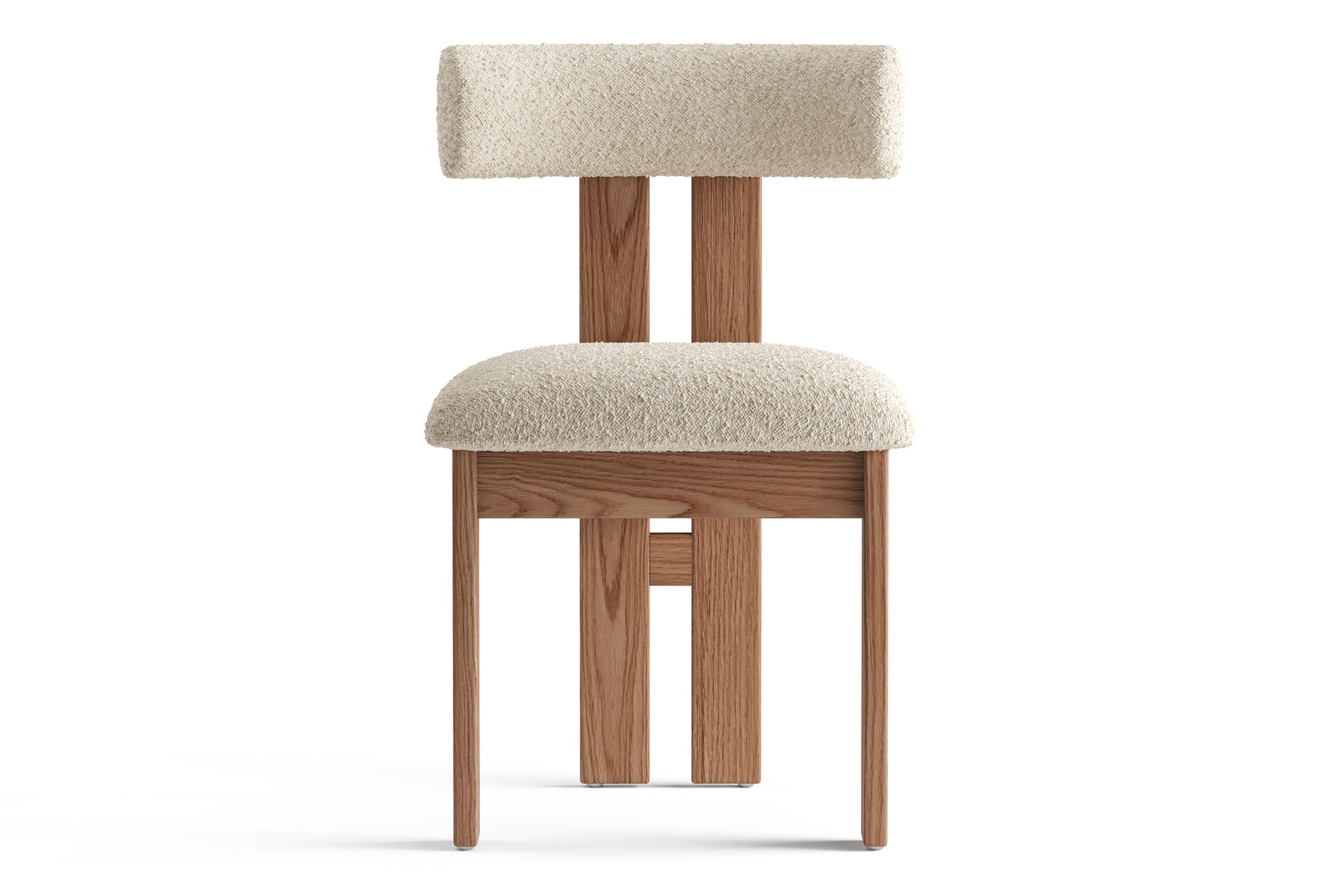 Andre Boucle Dining Chair – Modern Luxury, Built to Last