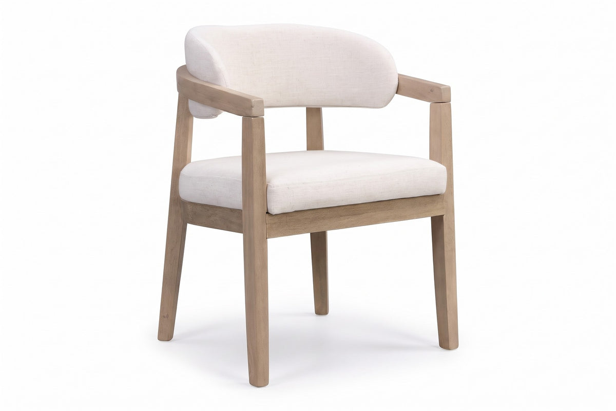 Solid Rubberwood, Light Ash Finish
