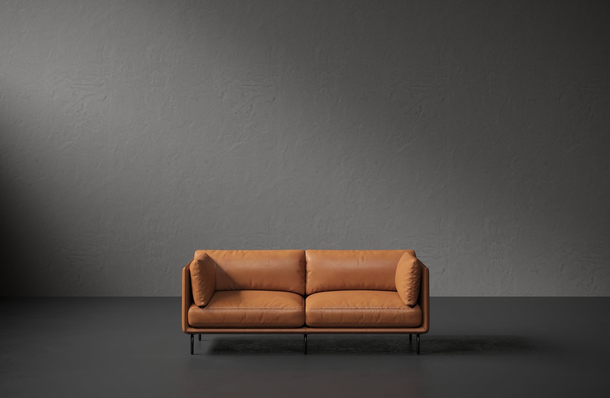 Tristan Nordic Hygge™ Leather Wide Sofa
