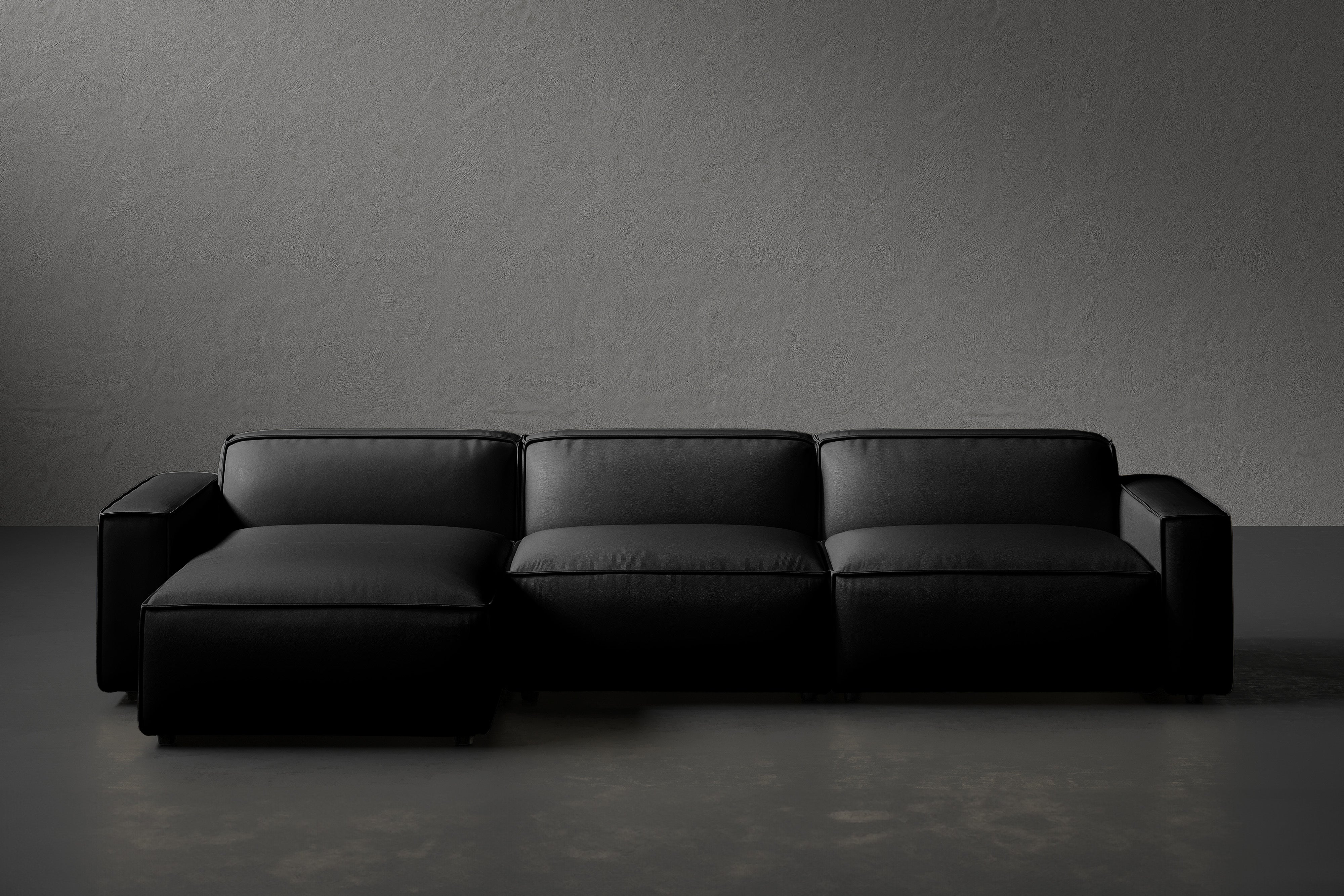 Allodi Leather Modular Sectional Sofa