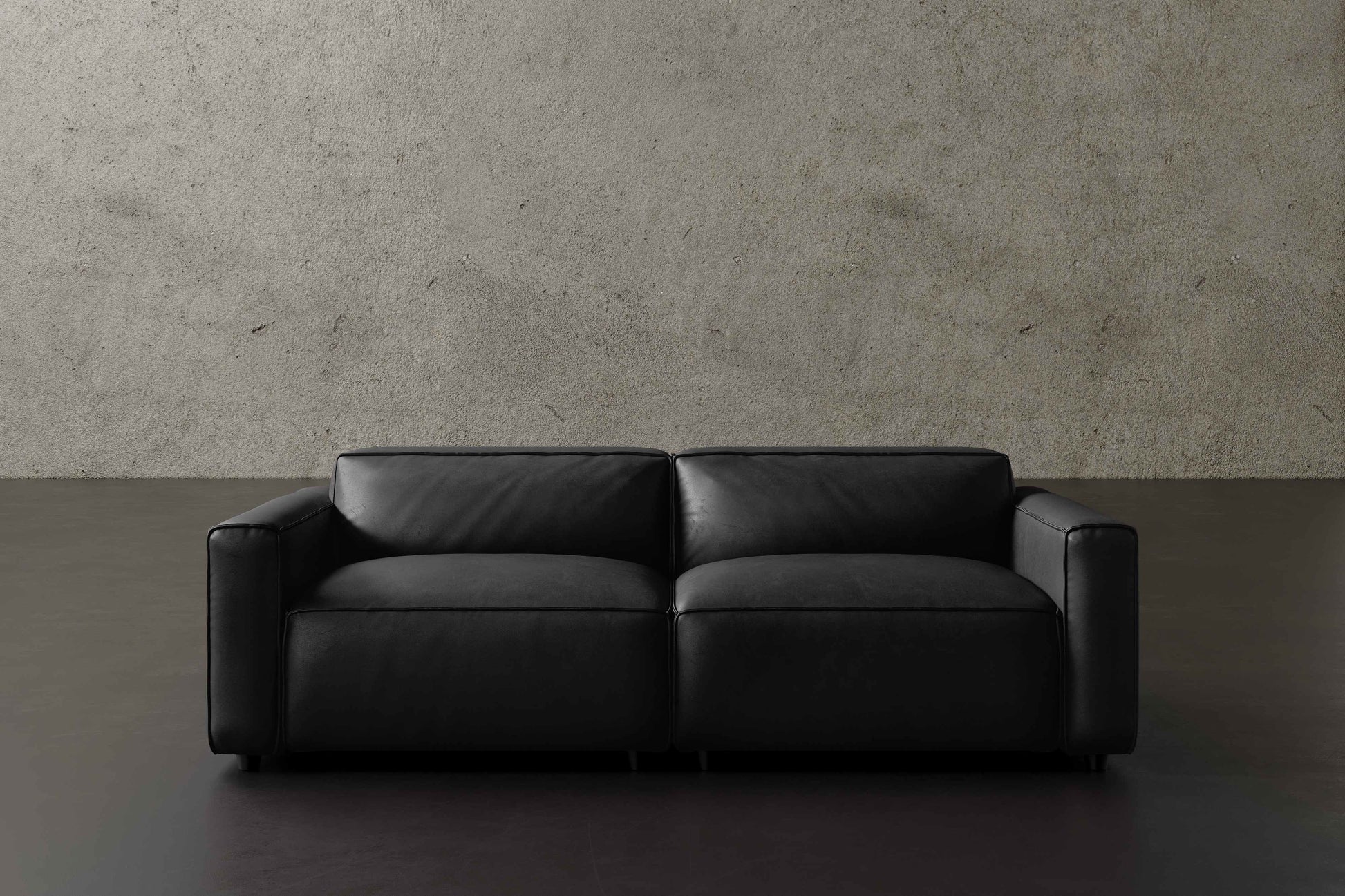 Allodi Full-aniline Leather Modular Sofa with feather-filled