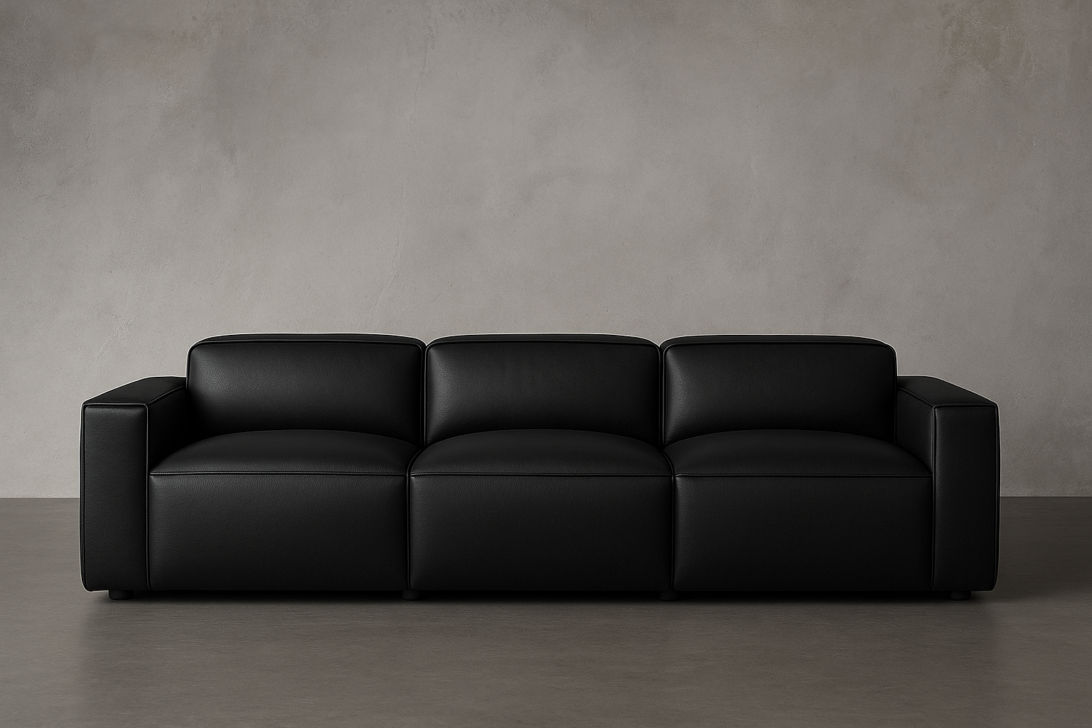Allodi Full-aniline Leather Modular Sofa with feather-filled