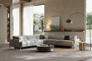 Sarine Leather Corner Reclining Sofa