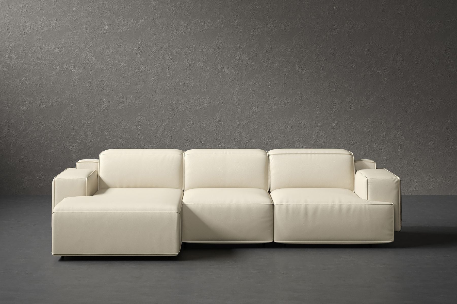 Bain Leather Recliner Sectional Sofa