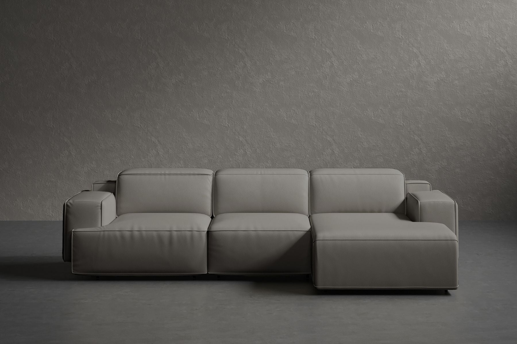 Bain Leather Recliner Sectional Sofa