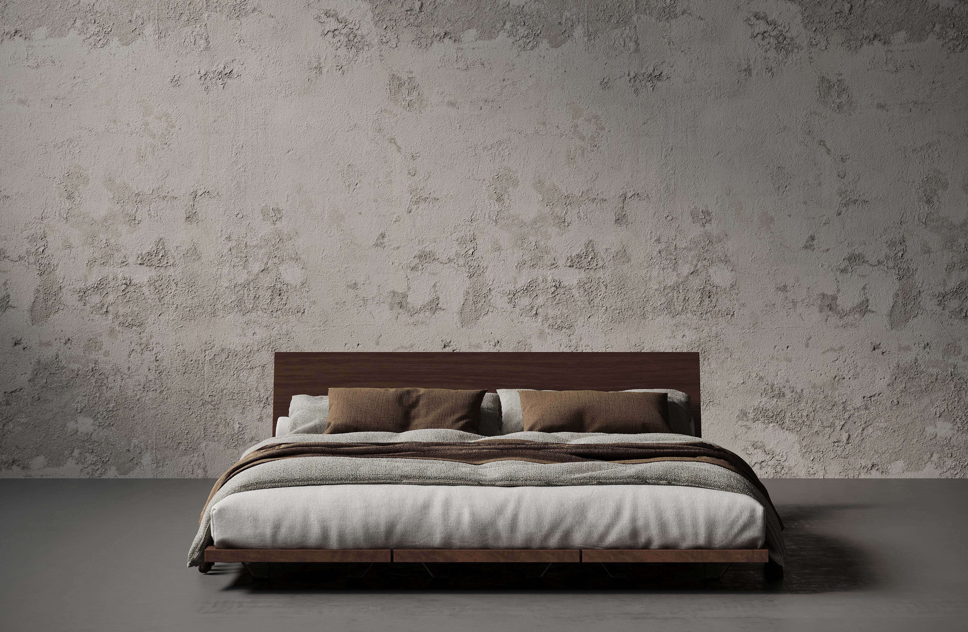 Leroy Solid Wood Bed Frame - King & Queen Size Bedframe