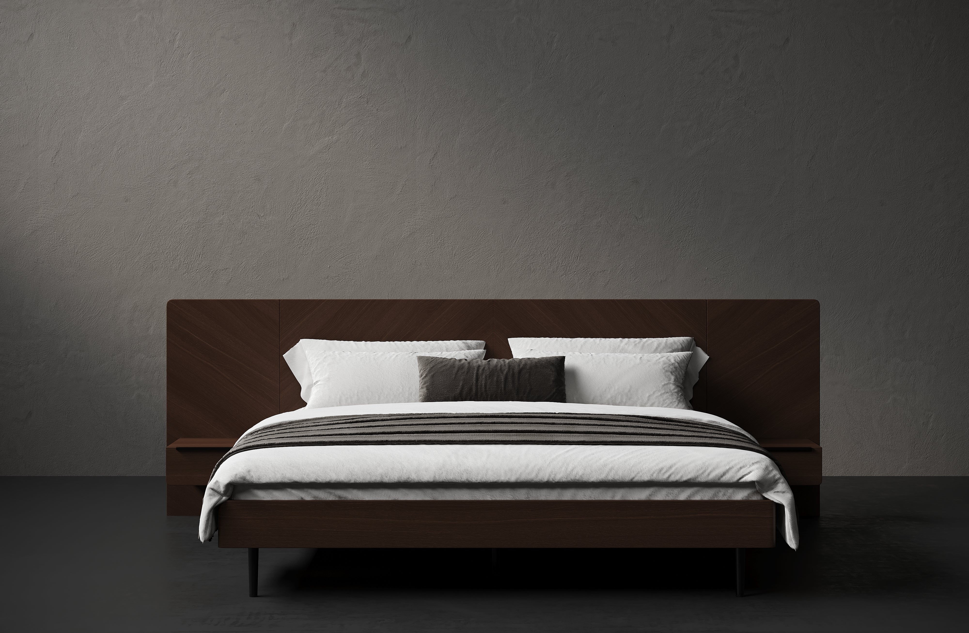 Olivier Solid Wood Bed Frame with Drawers - King & Queen Size Bedframe