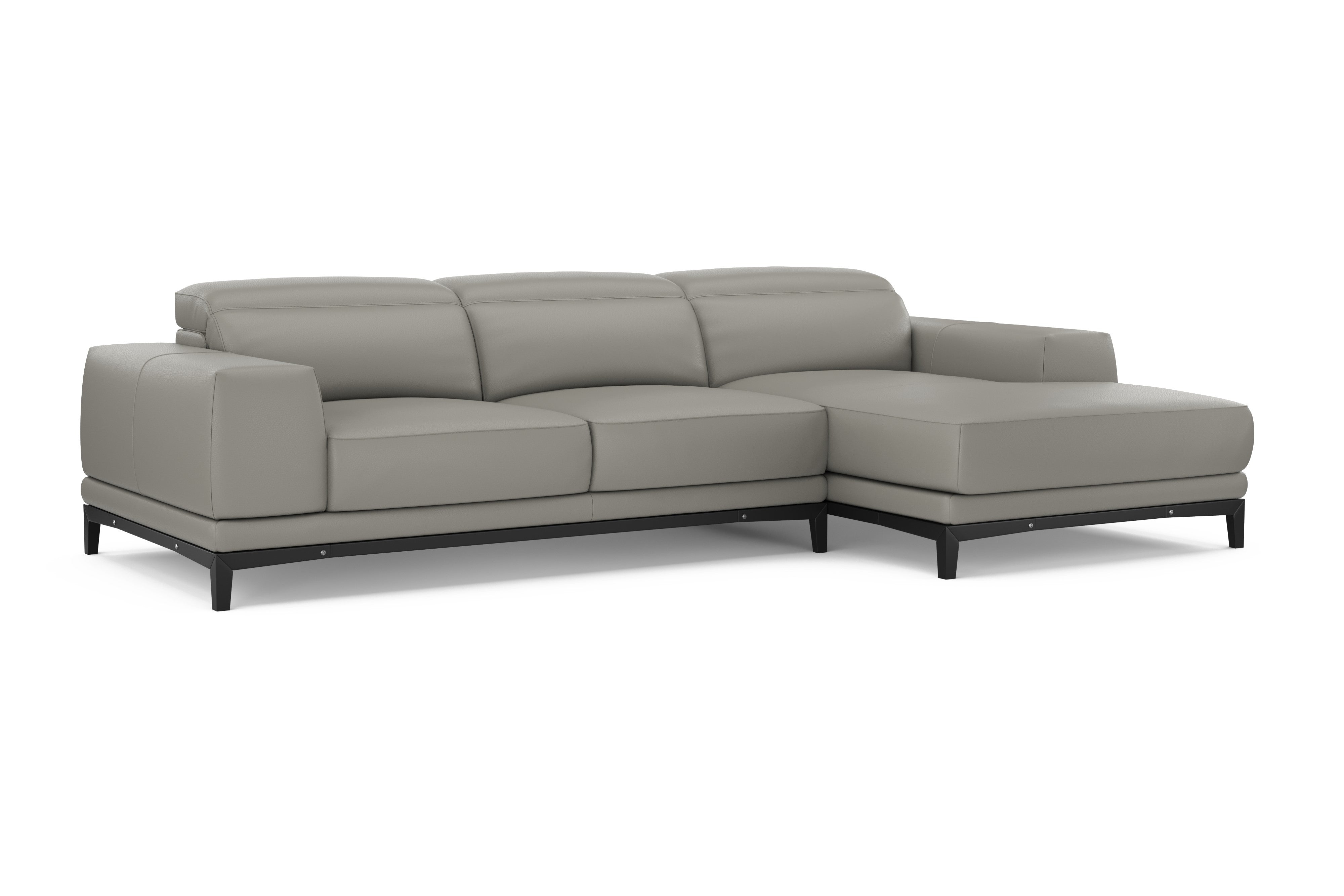 Brun Leather Sectional Sofa