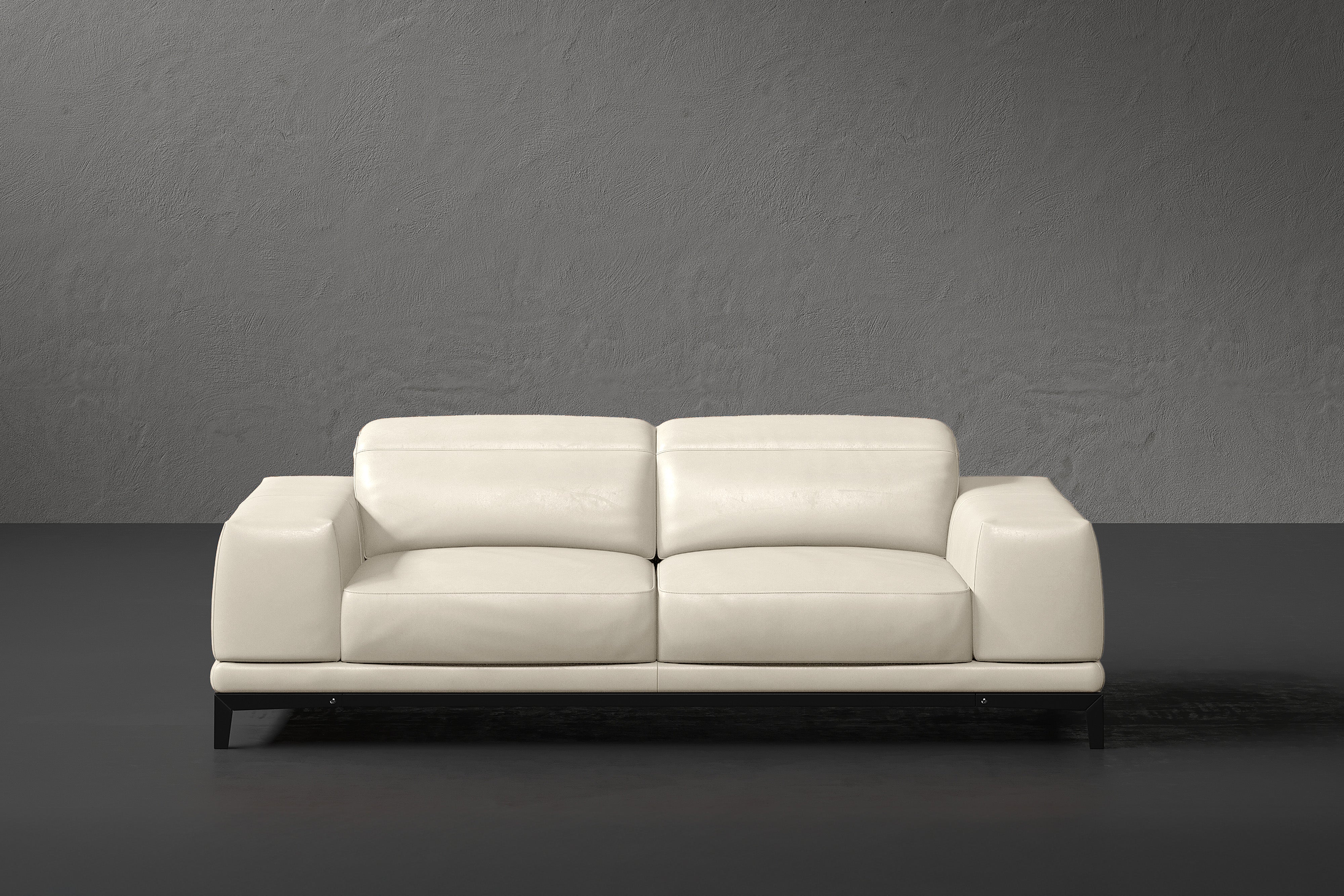 Brun Leather Sofa