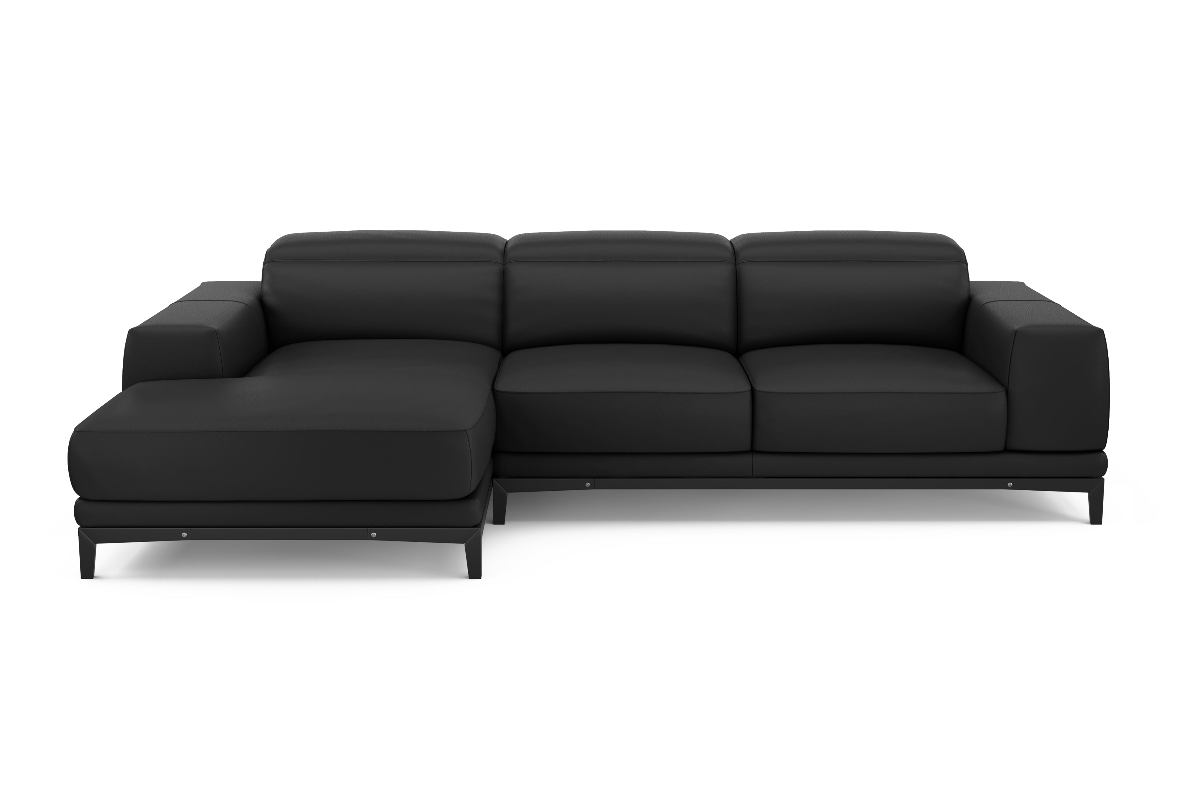 Brun Leather Sectional Sofa