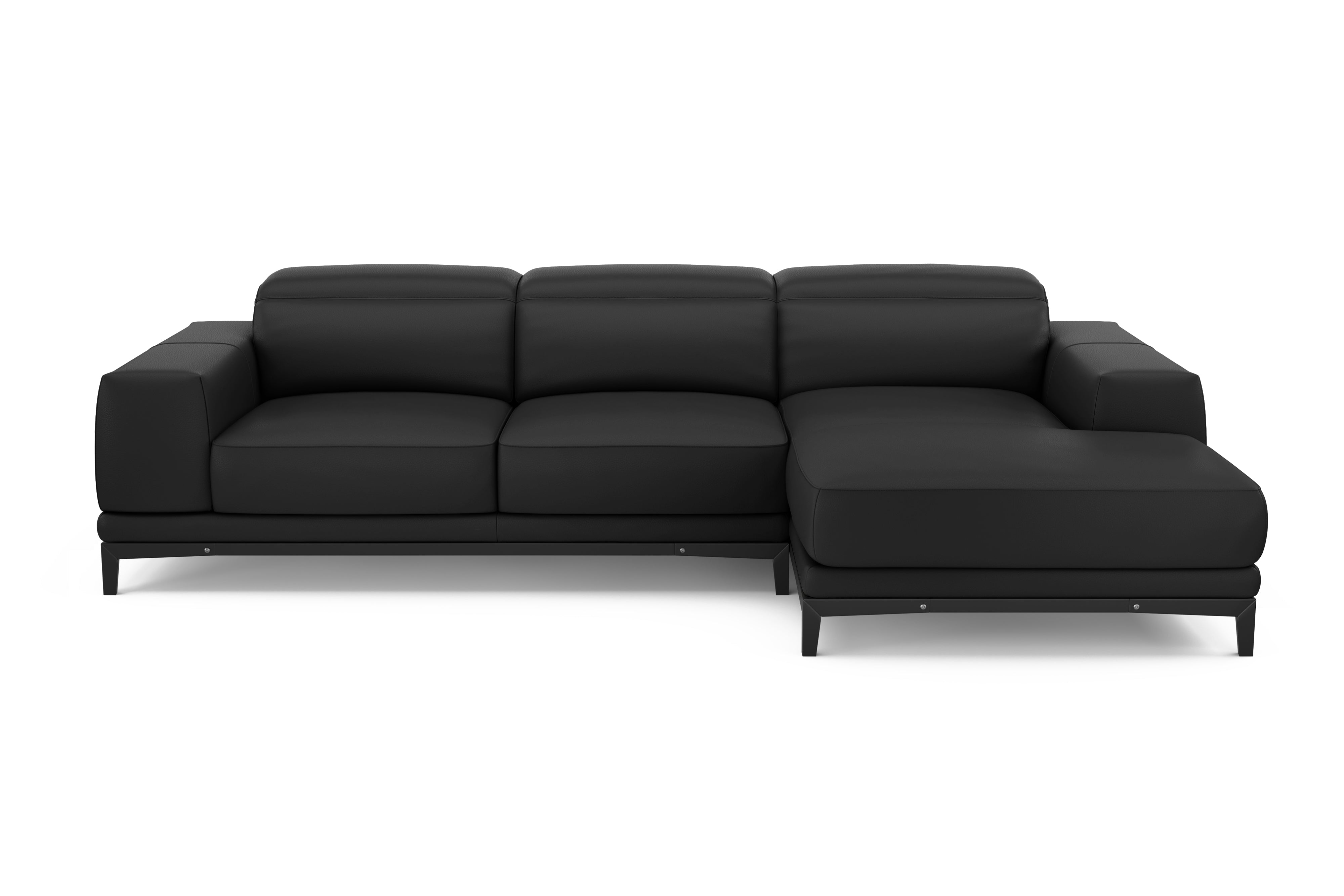 Brun Leather Sectional Sofa