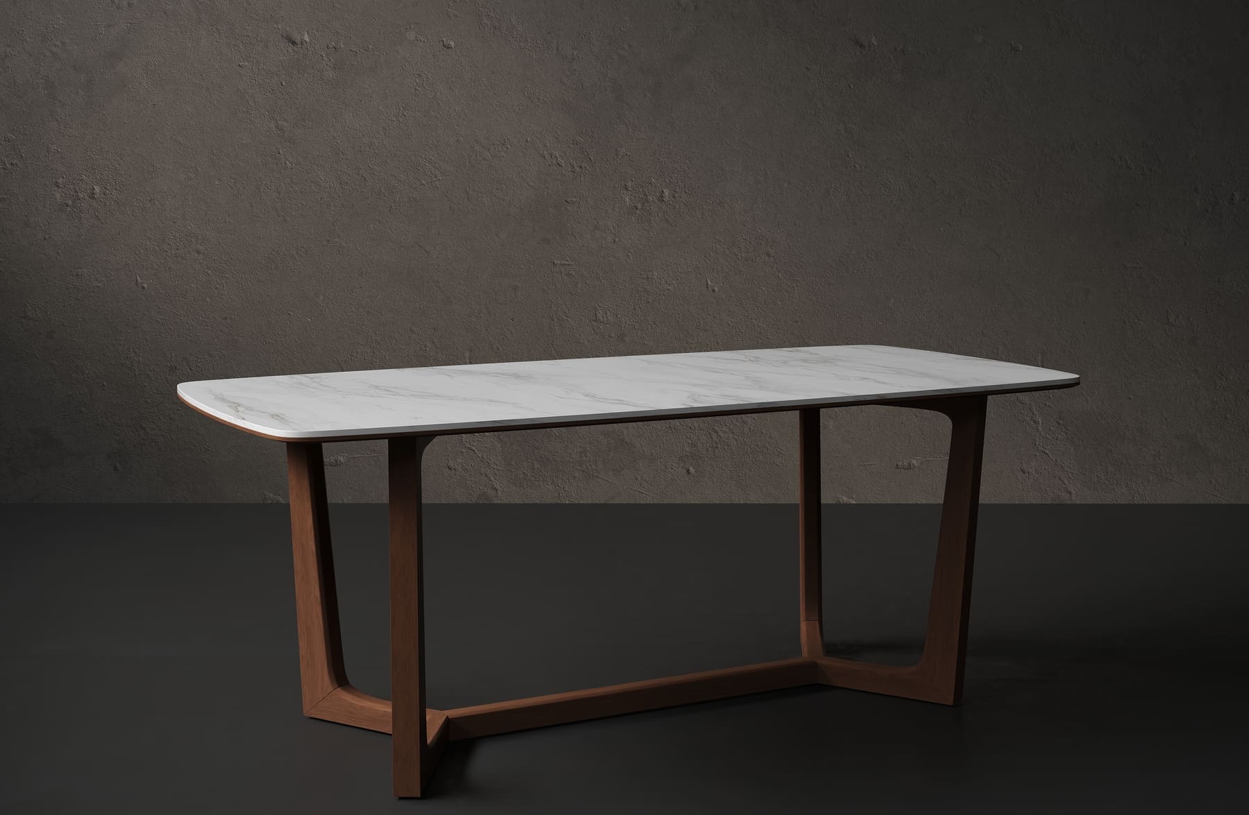 Clemente Quartz Dining Table – Modern Elegance, Unmatched Durability