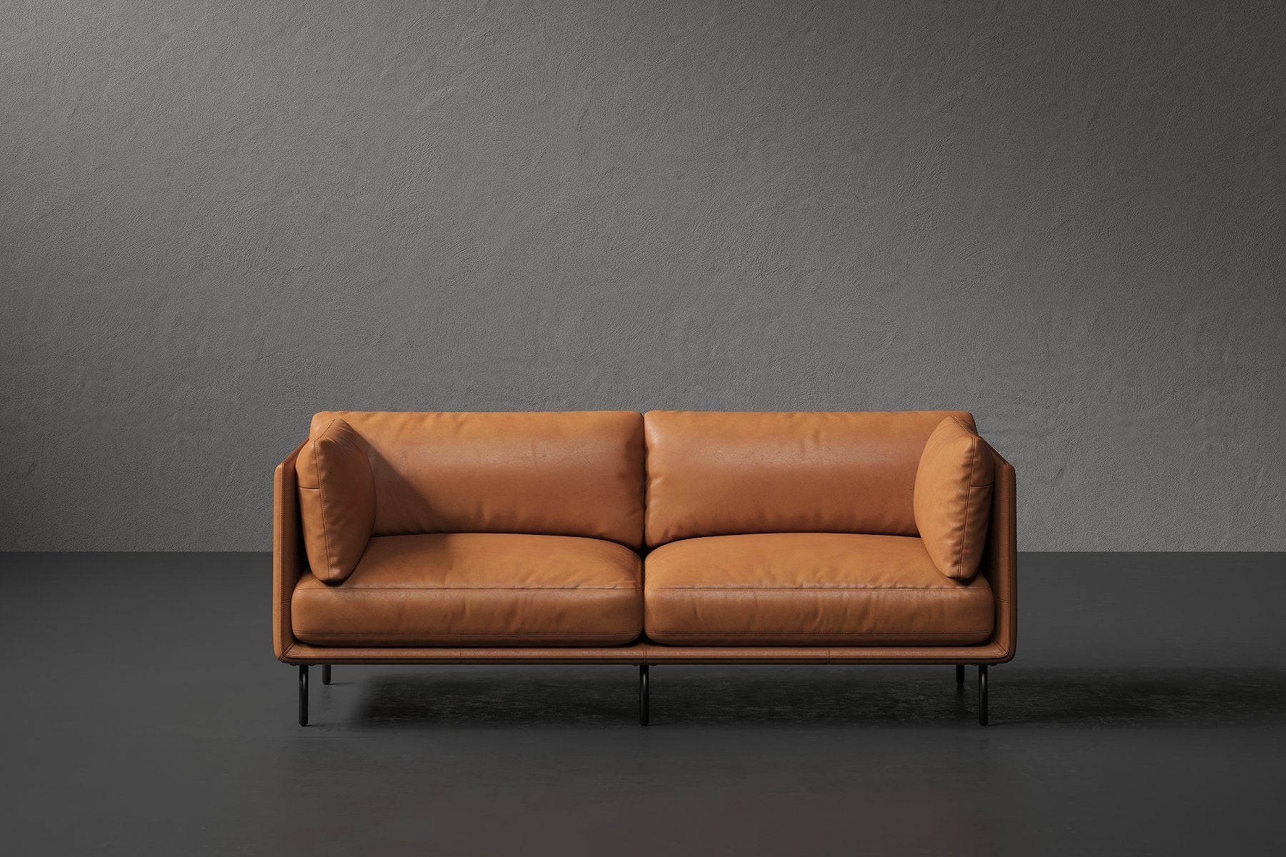 Tristan Nordic Hygge™ Leather Wide Sofa