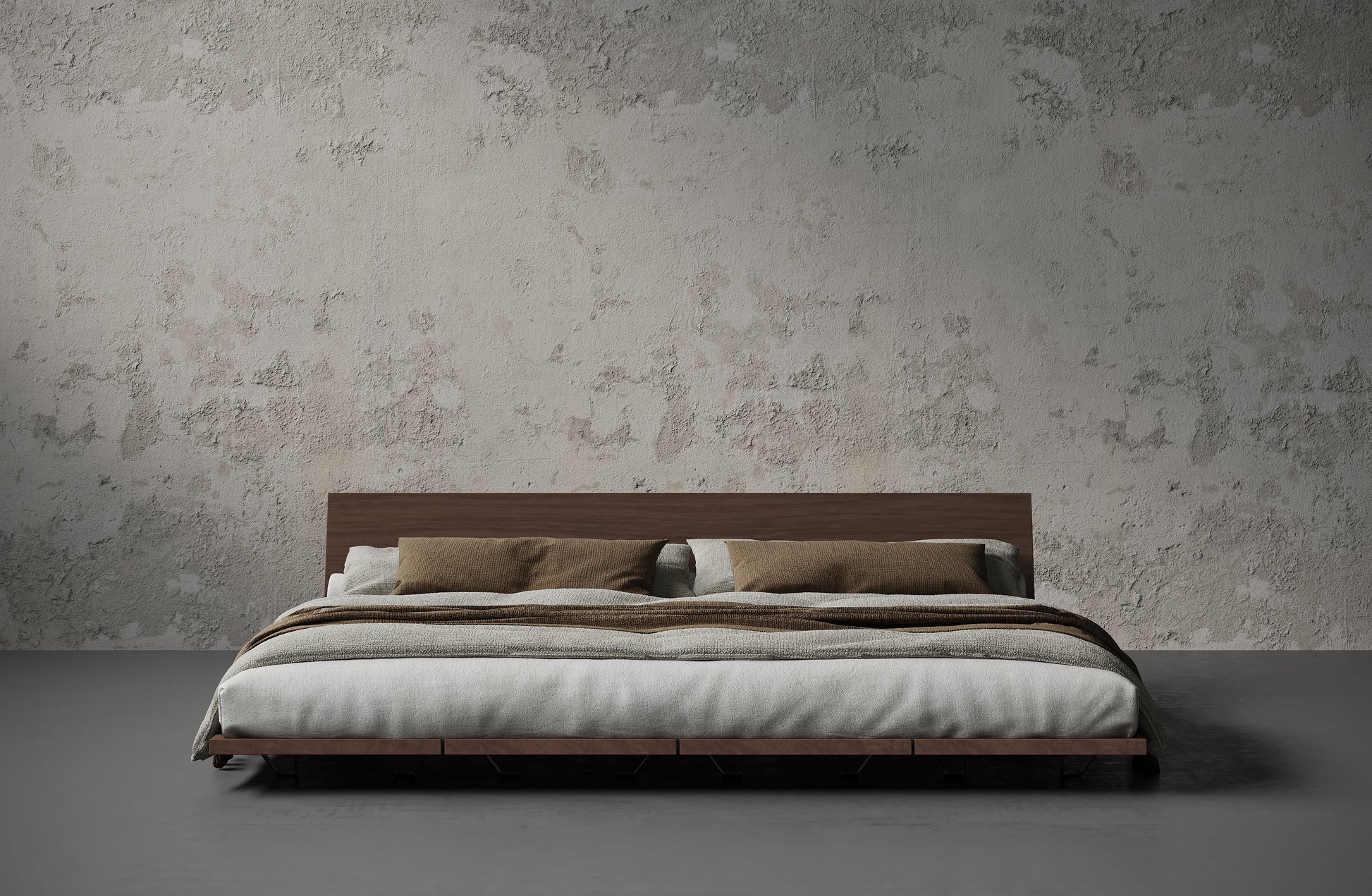 Leroy Solid Wood Bed Frame - King & Queen Size Bedframe