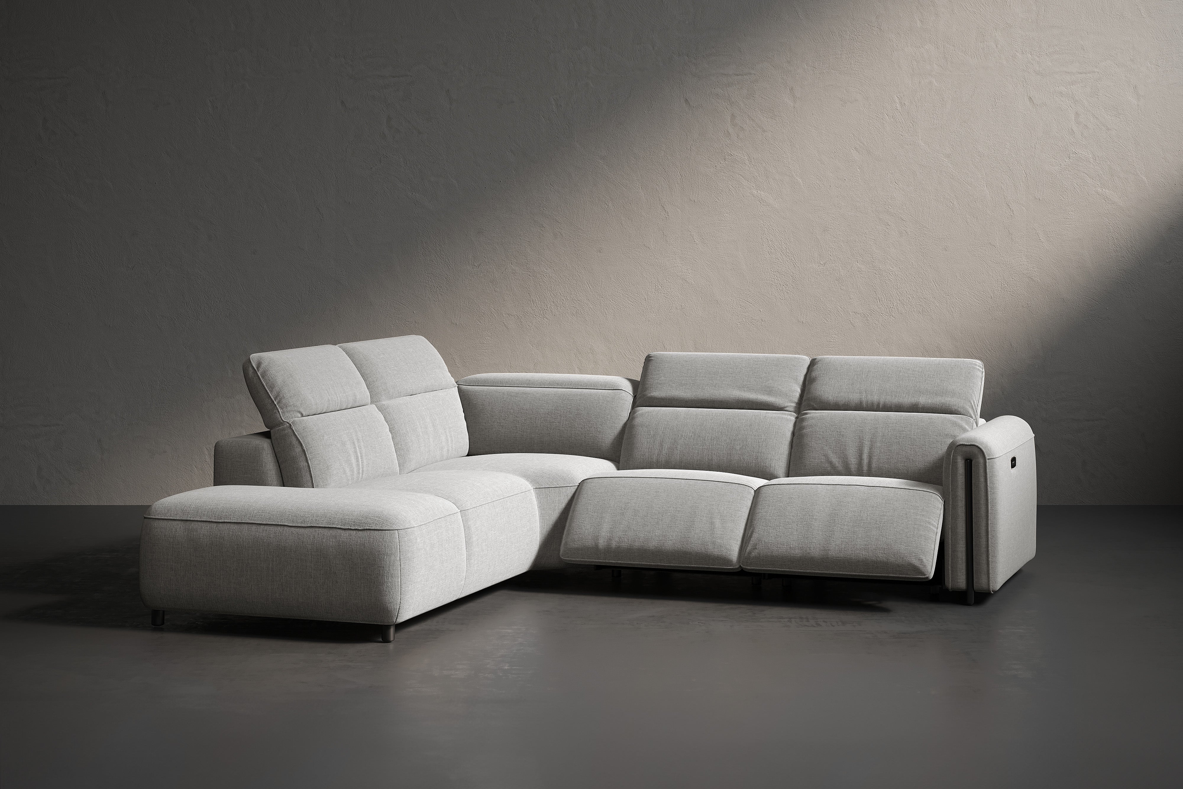 Ricci Fabric Recliner Sectional Cloud Sofa