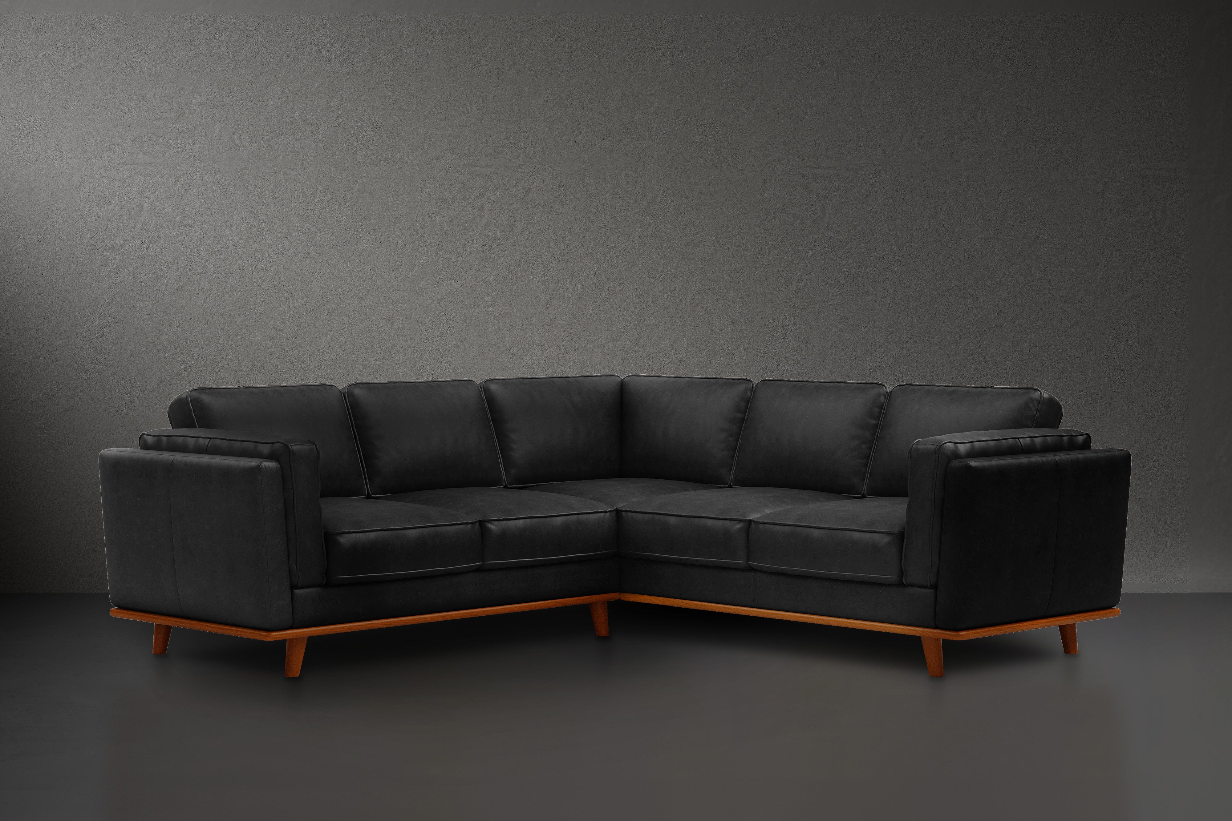 Maestro Leather Corner Sectional Sofa