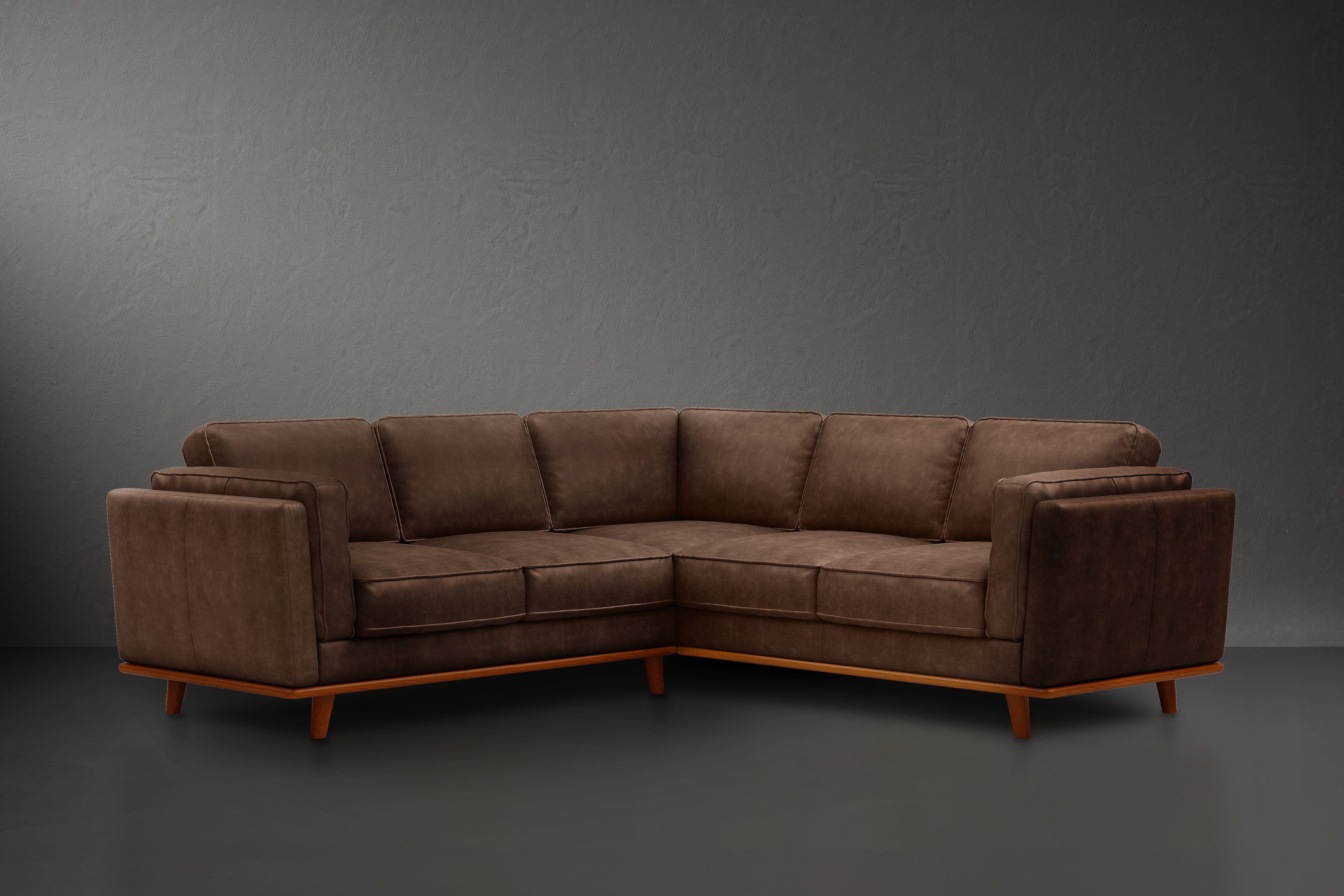 Maestro Leather Corner Sectional Sofa