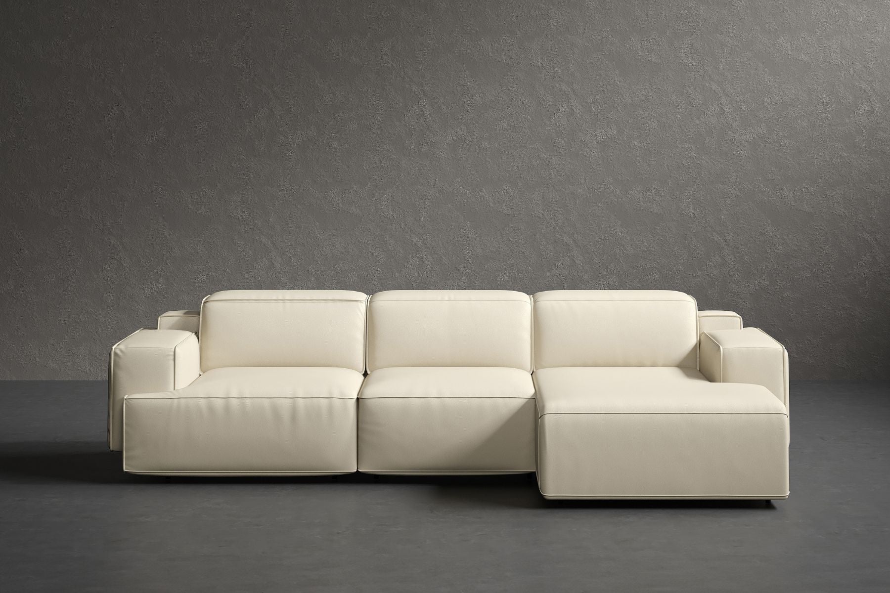 Bain Leather Recliner Sectional Sofa