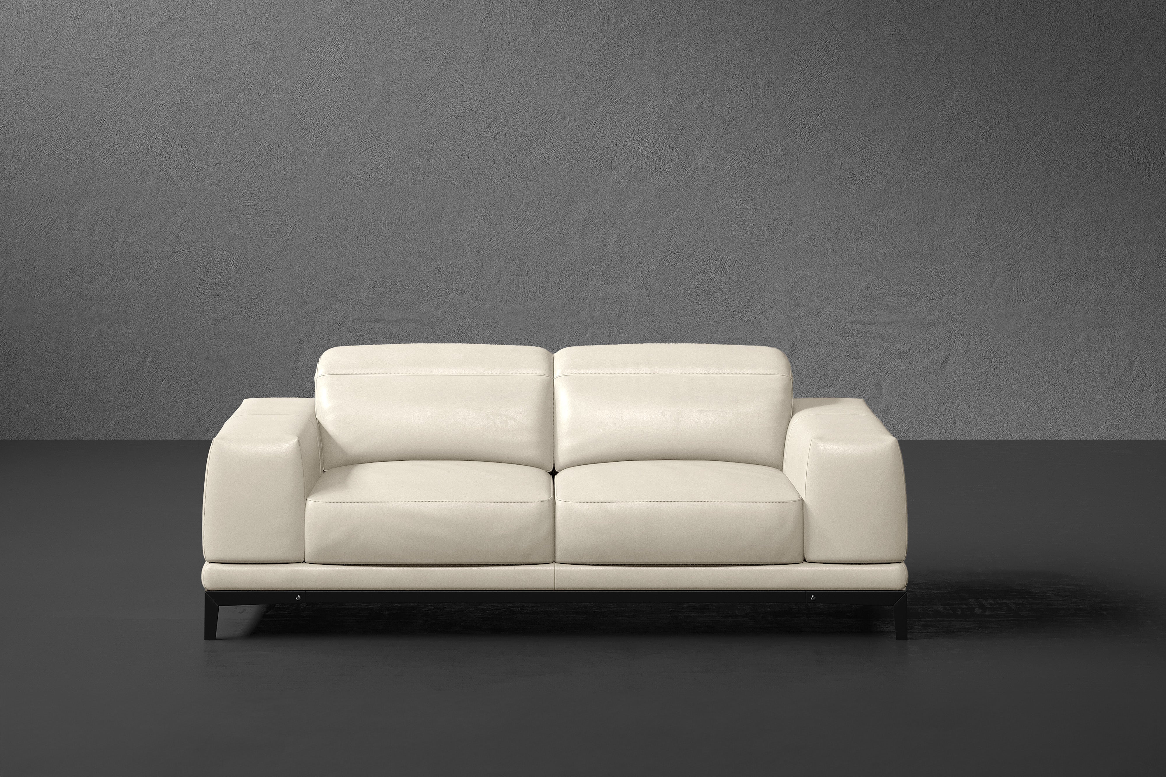 Brun Leather Sofa