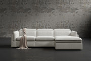 Bocelli 116" Cloud Fabric Reclining Sectional Sofa