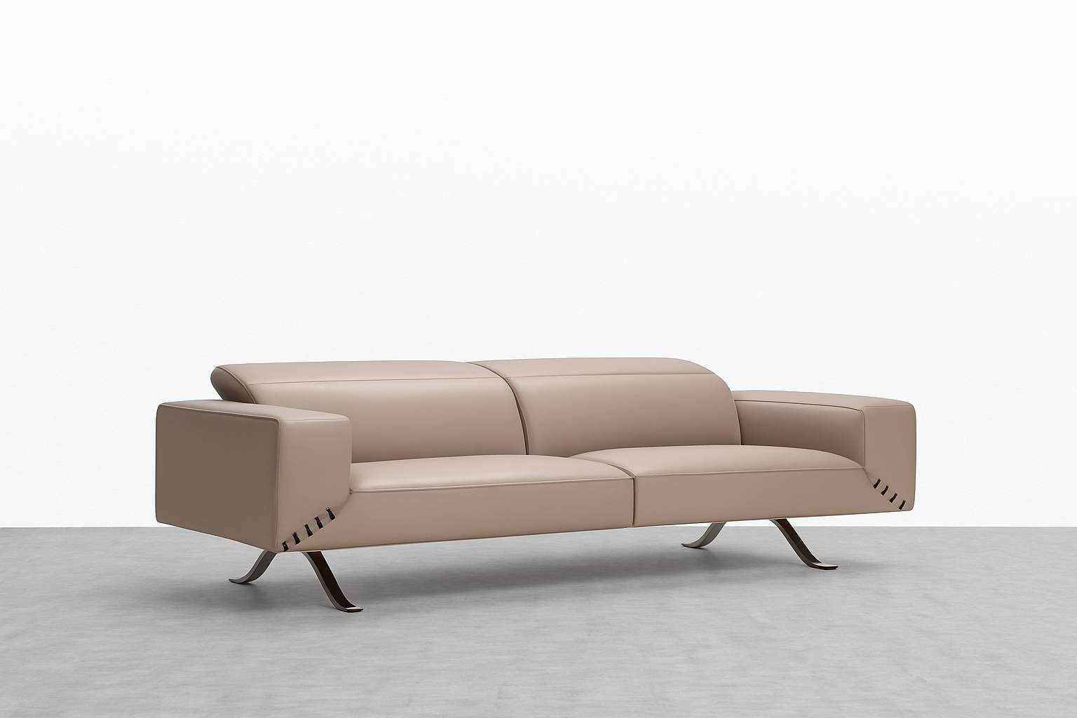 Lucien Italian Full Grain Leather Sofa