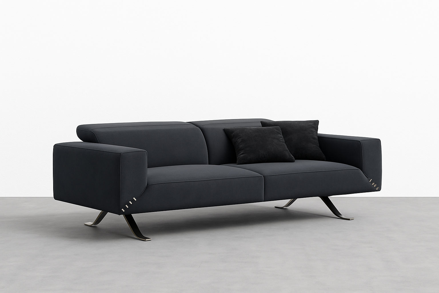 Lucien Italian Full Grain Leather Sofa