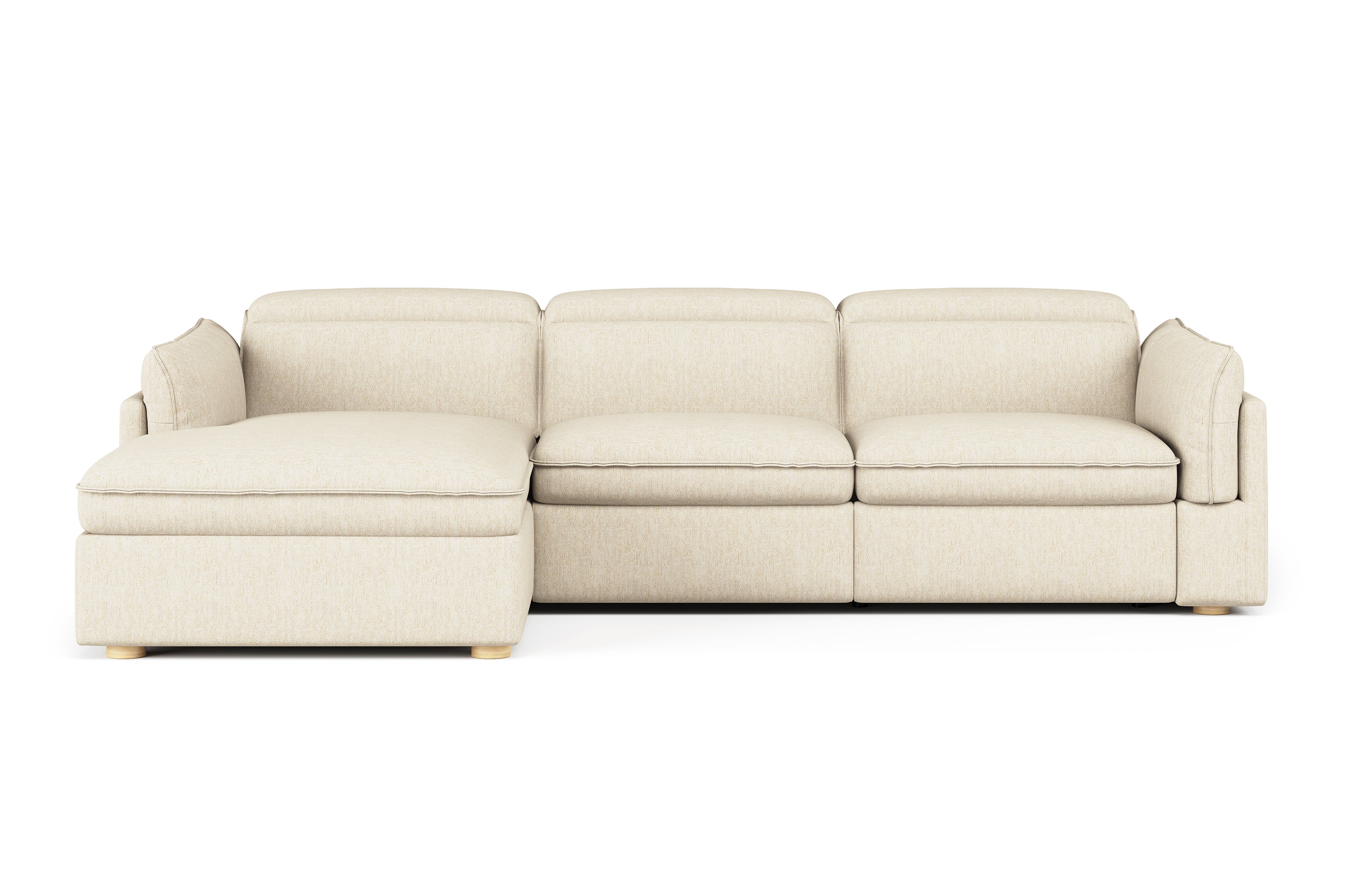 Bocelli Cloud Fabric Recliner Sectional Sofa