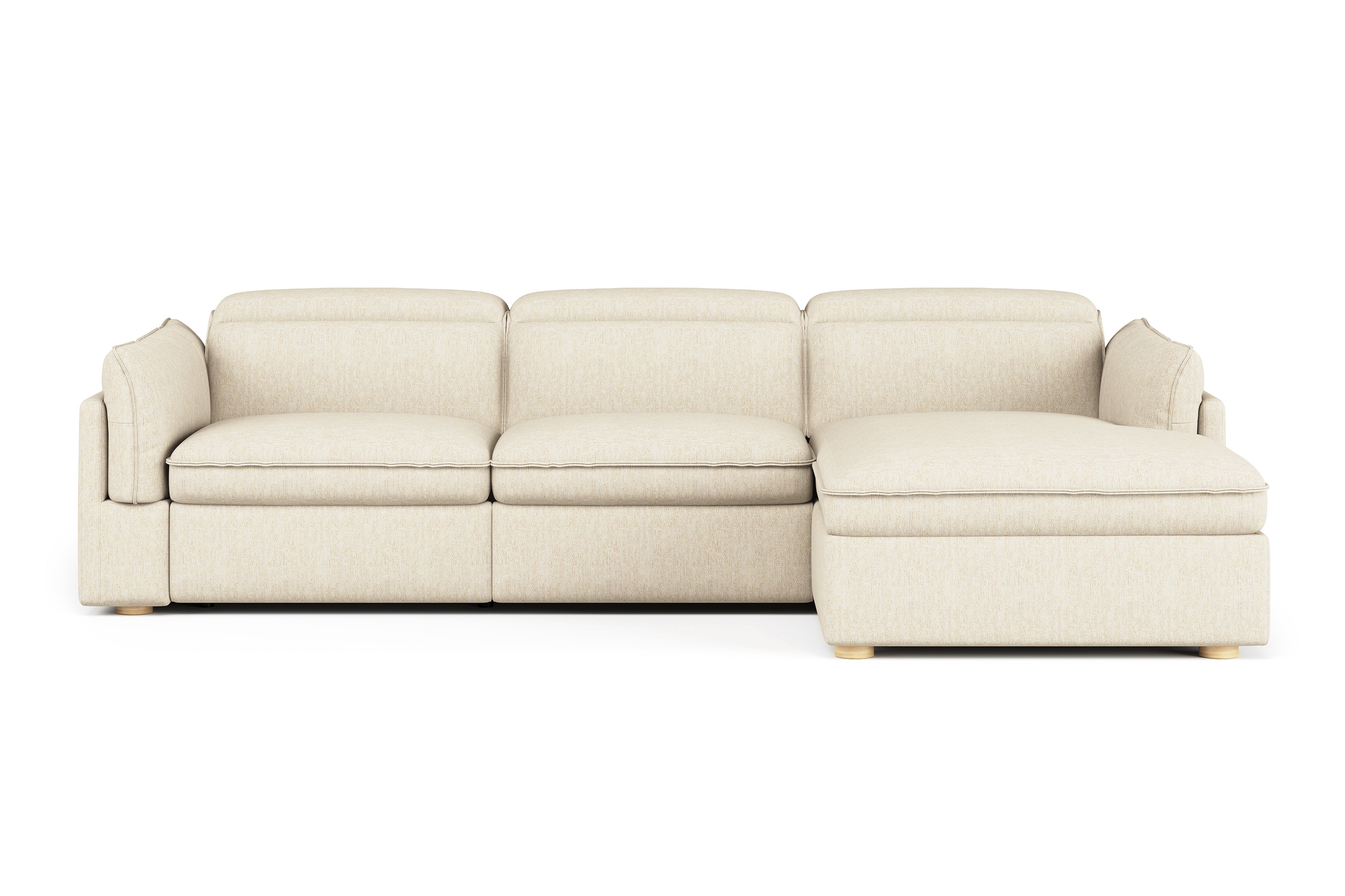 Bocelli Cloud Fabric Recliner Sectional Sofa