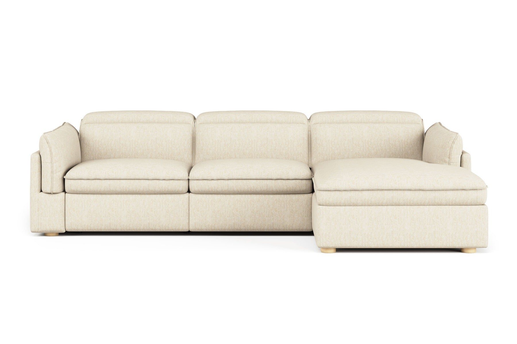 Bocelli 116" Cloud Fabric Reclining Sectional Sofa