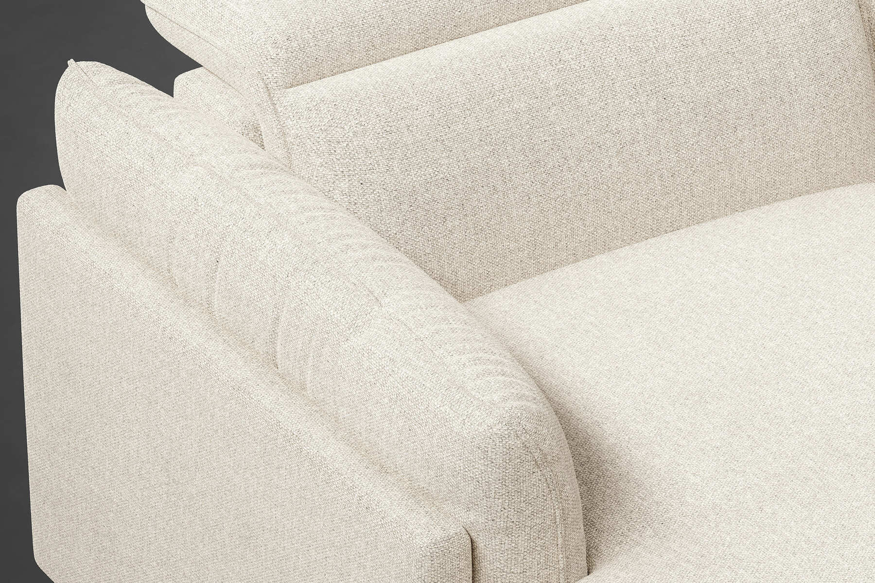 Bocelli 116" Cloud Fabric Reclining Sectional Sofa