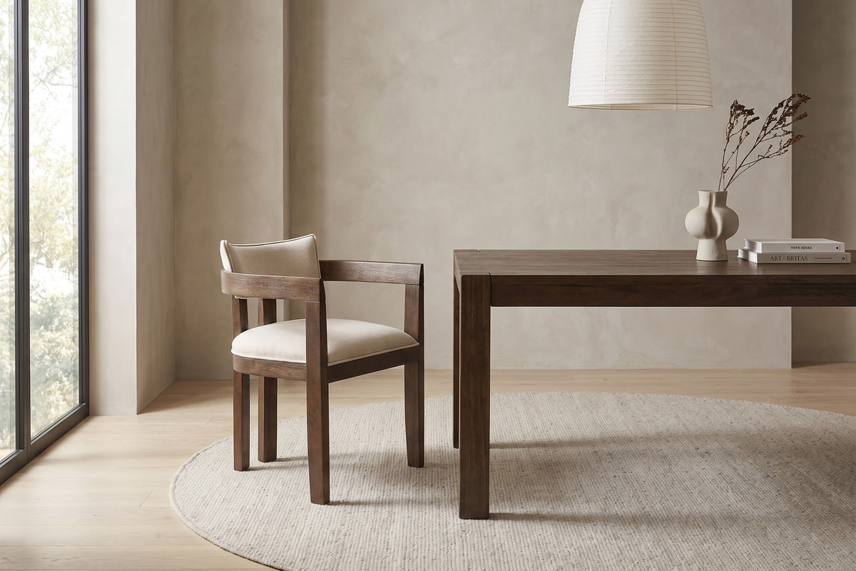 Henri Curved-Arm Dining Chair