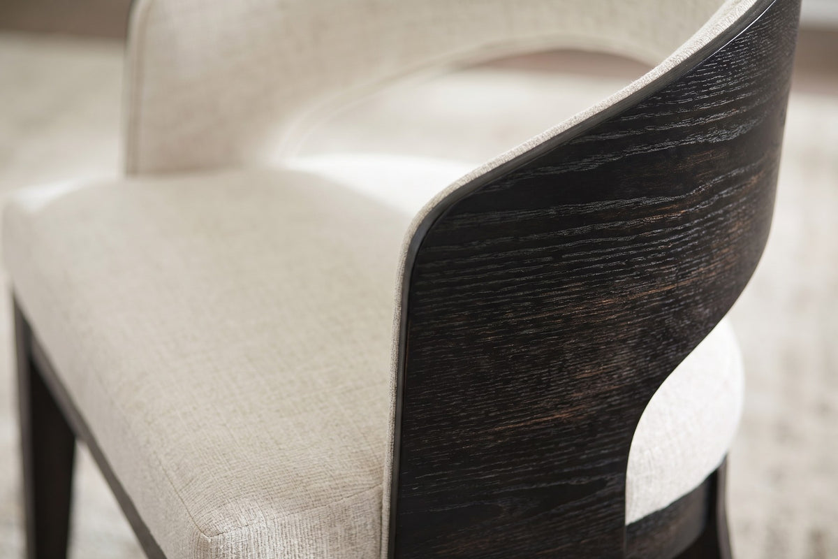 Cream Fabric, Black Grain