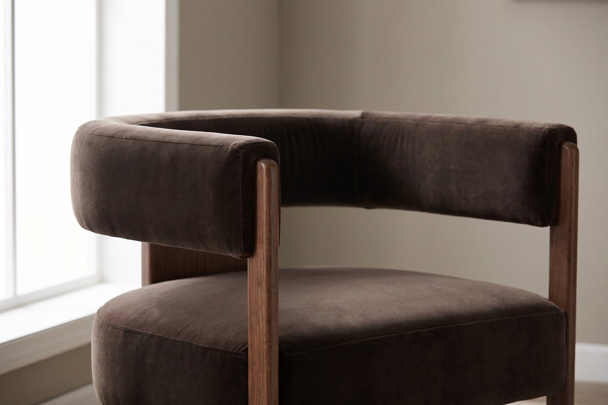 A Curved Velvet Embrace