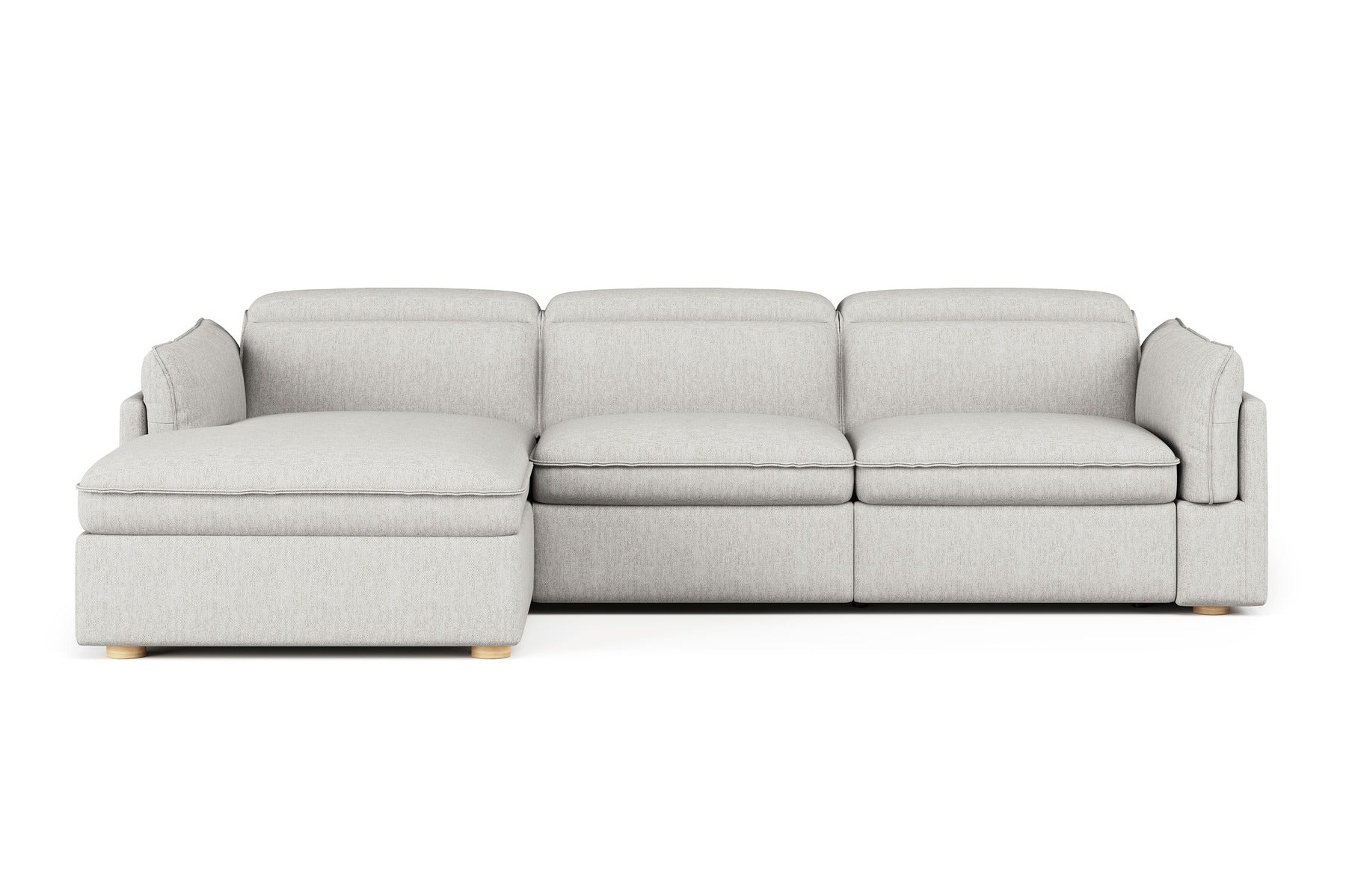 Bocelli 116" Cloud Fabric Reclining Sectional Sofa