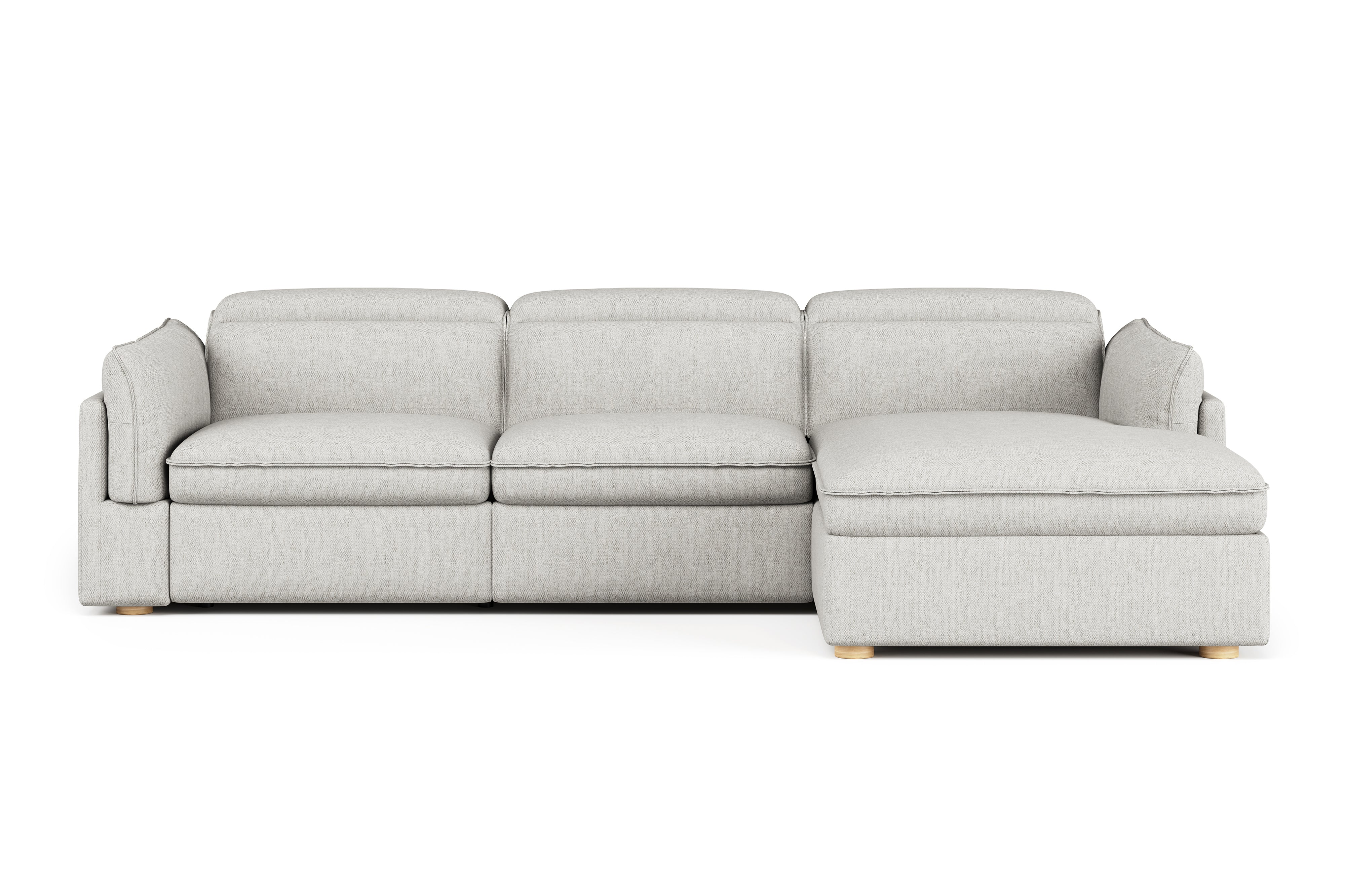 Bocelli Cloud Fabric Recliner Sectional Sofa