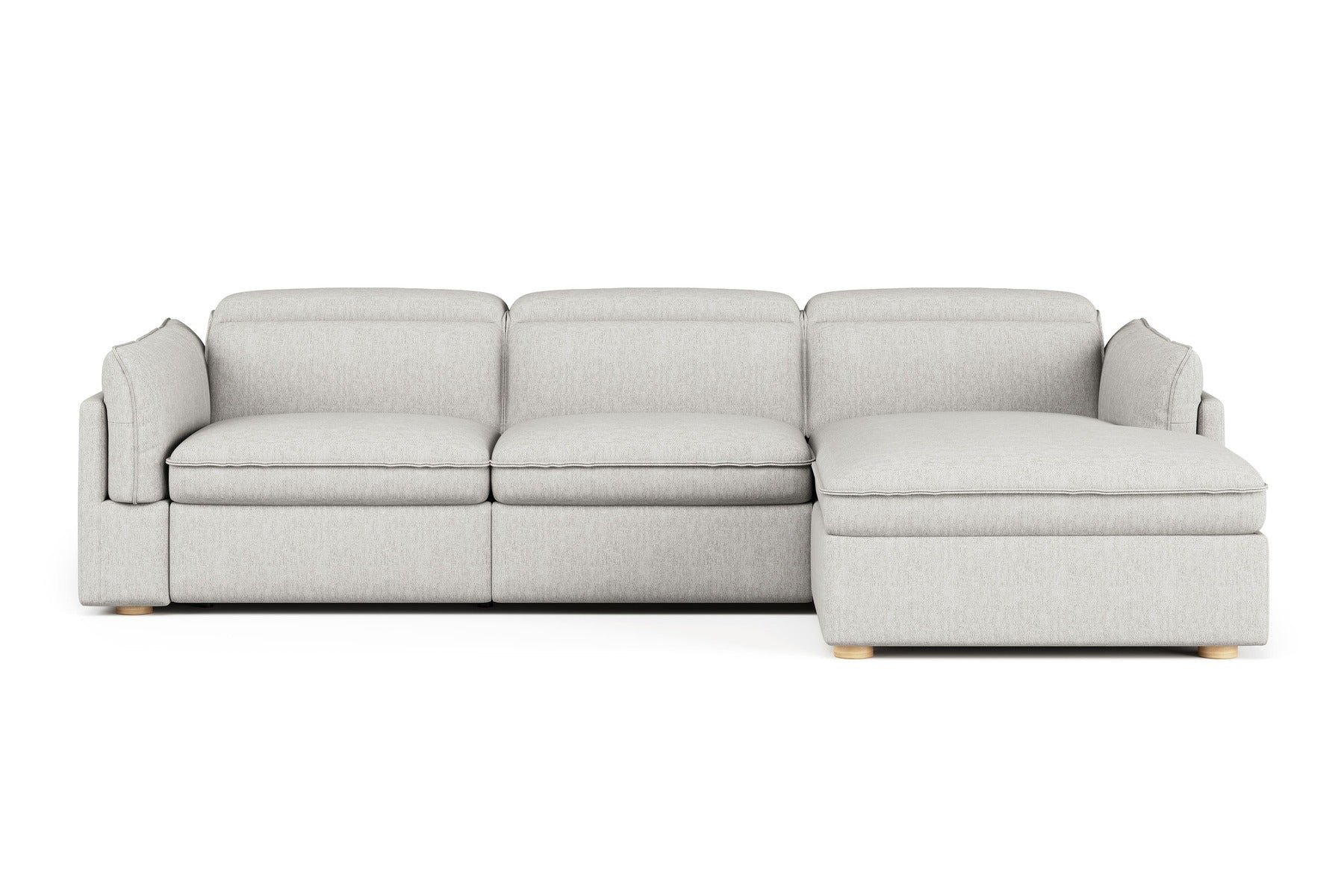 Bocelli 116" Cloud Fabric Reclining Sectional Sofa