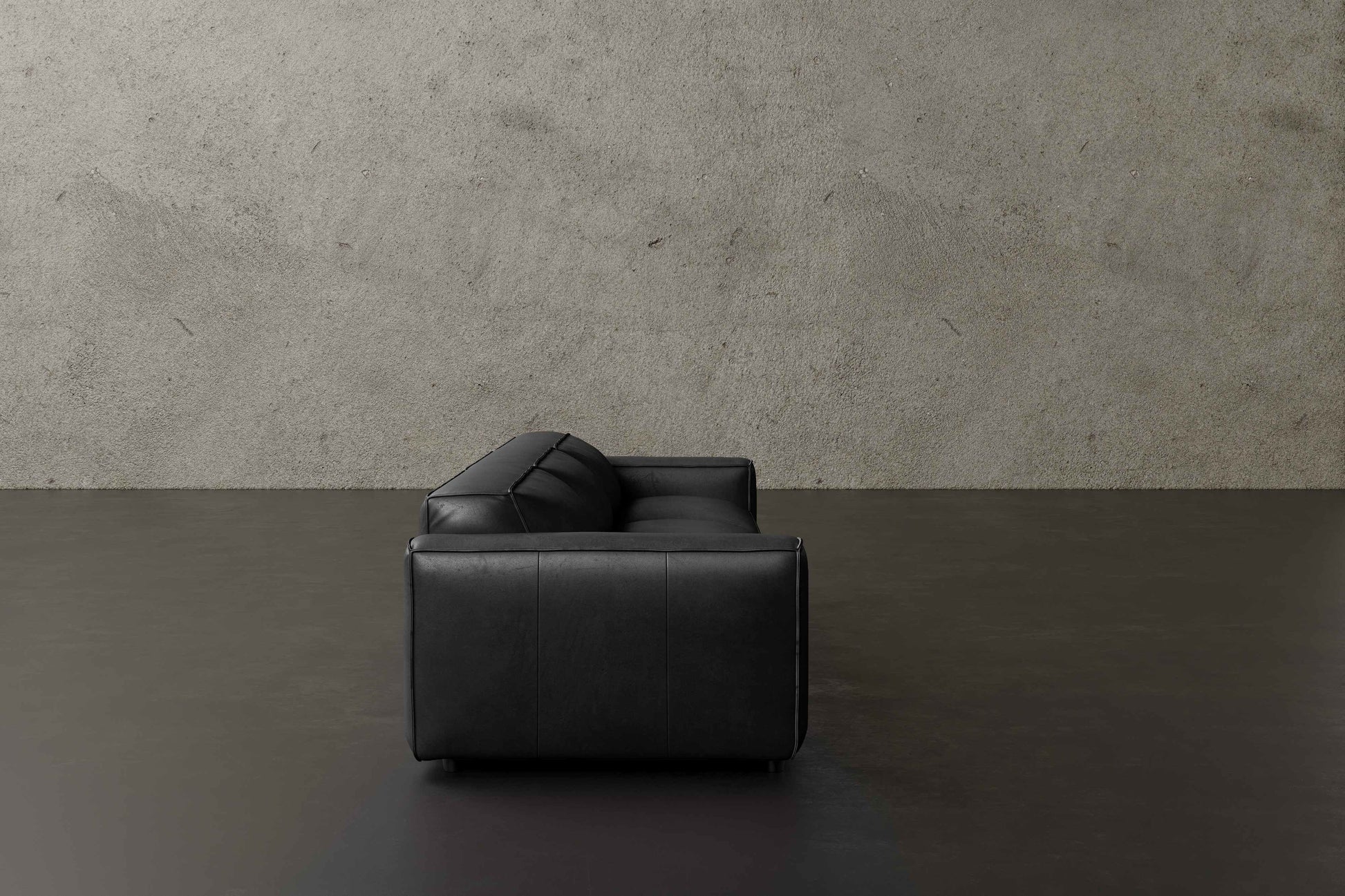 Allodi Full-aniline Leather Modular Sofa with feather-filled