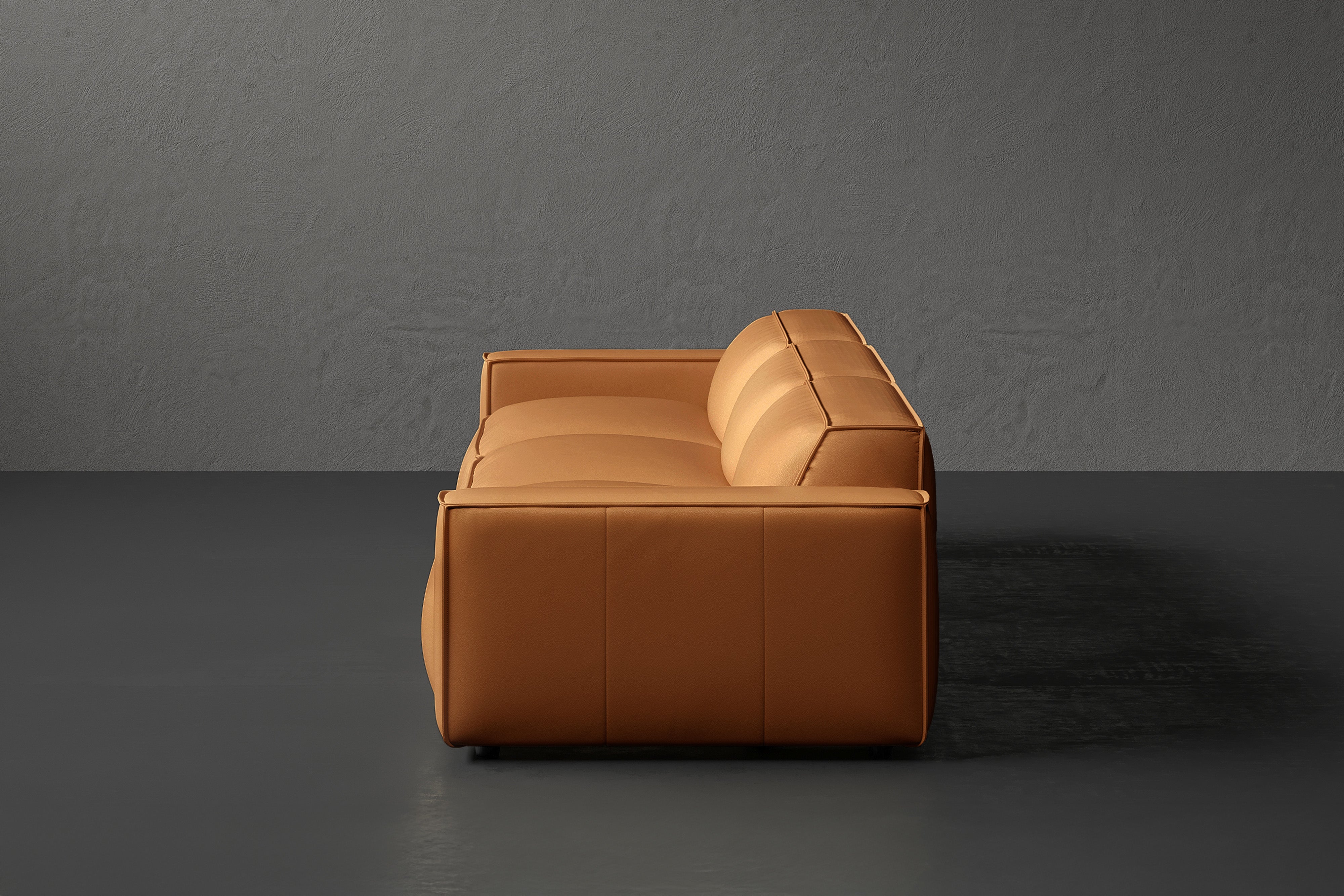 Nathan Leather Modular Sofa