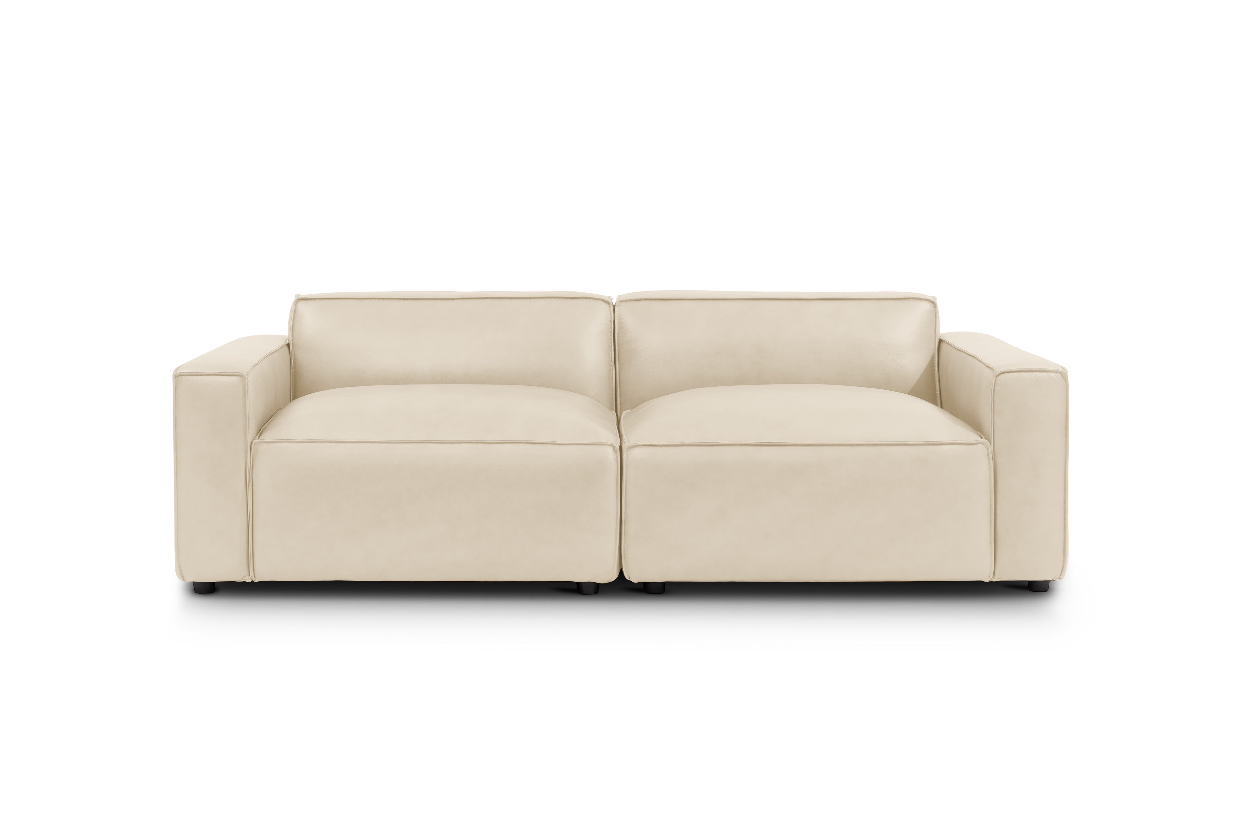 Nathan Leather Modular Sofa