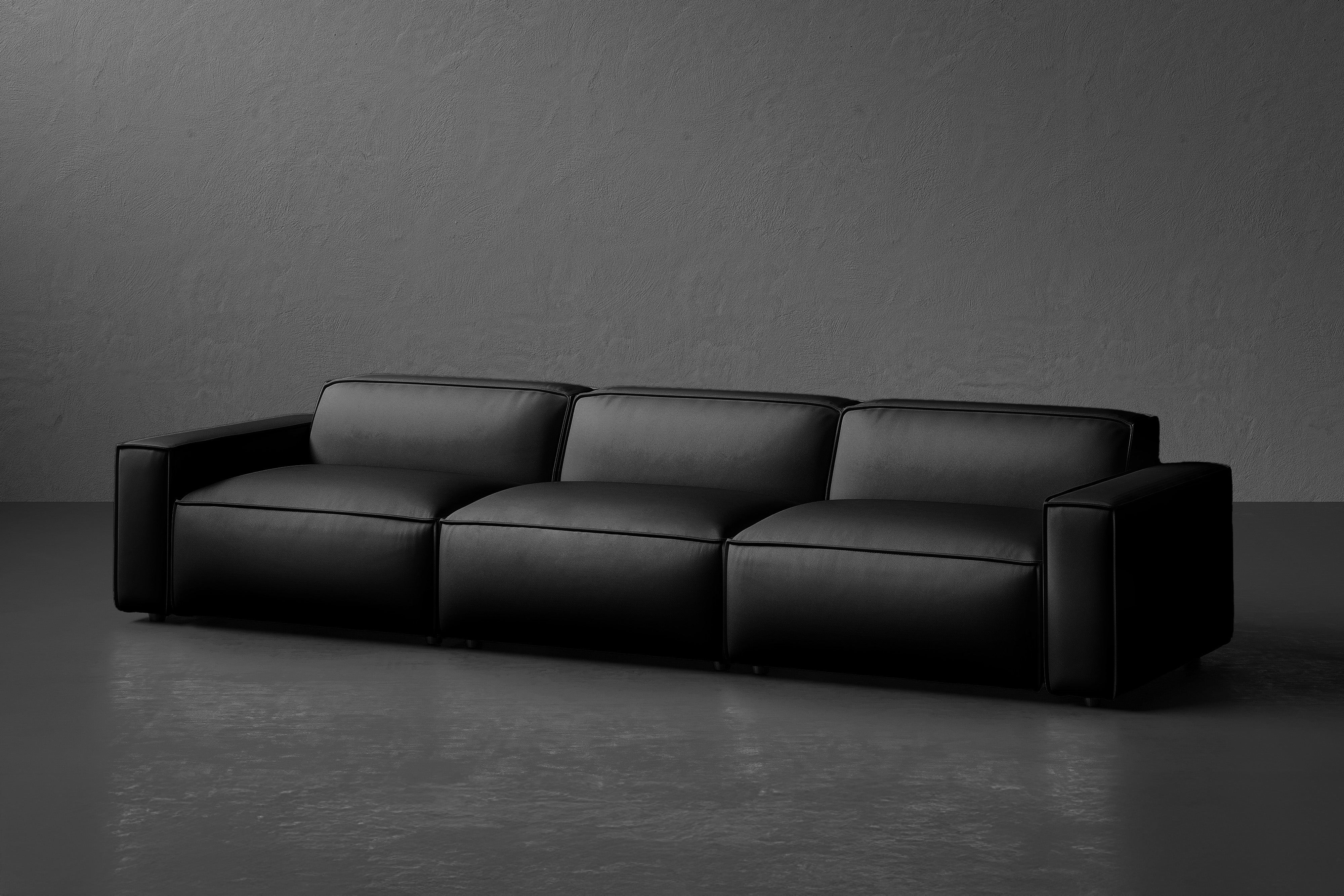 Nathan Leather Modular Sofa