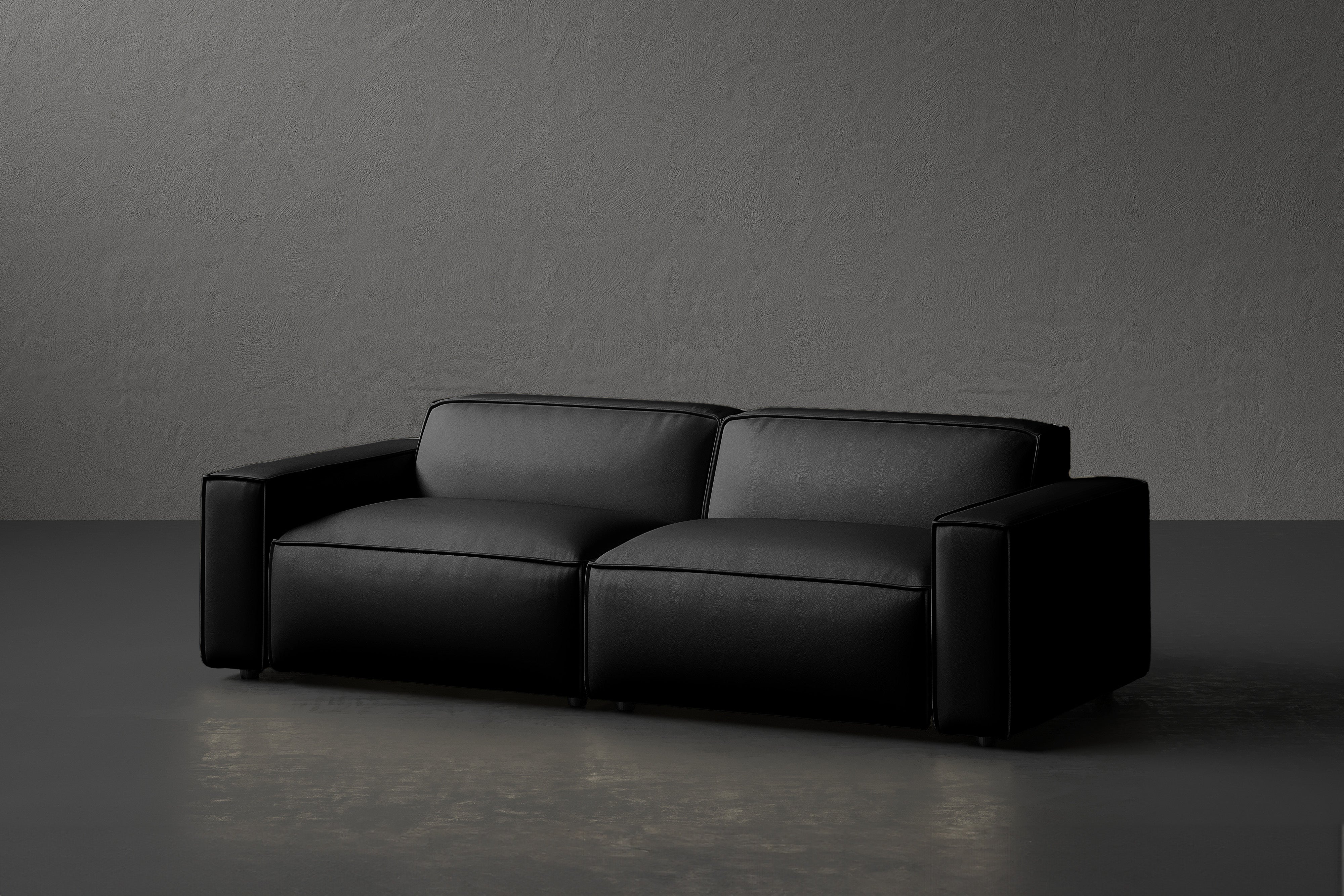 Nathan Leather Modular Sofa