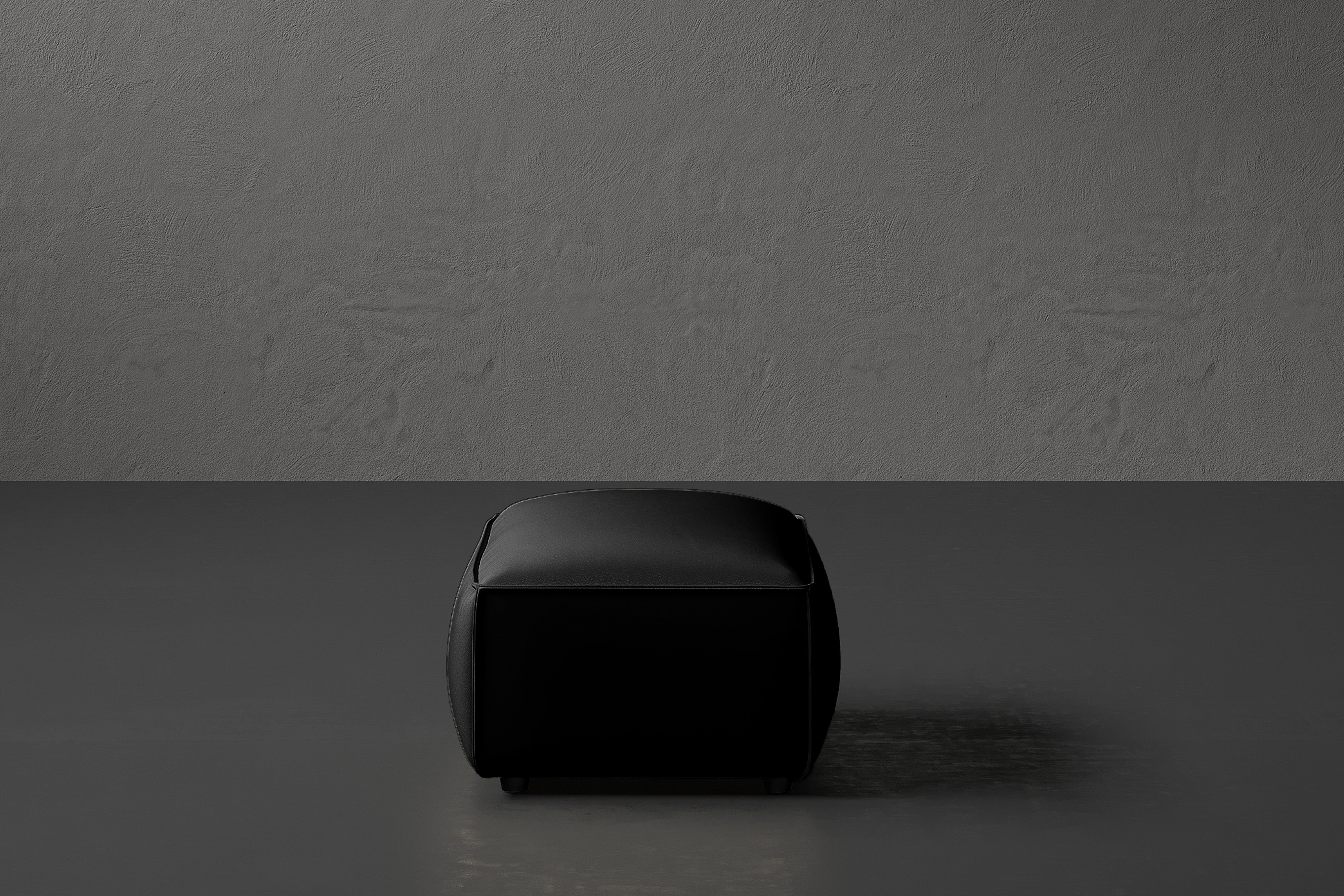 Allodi Full-aniline Leather Ottoman