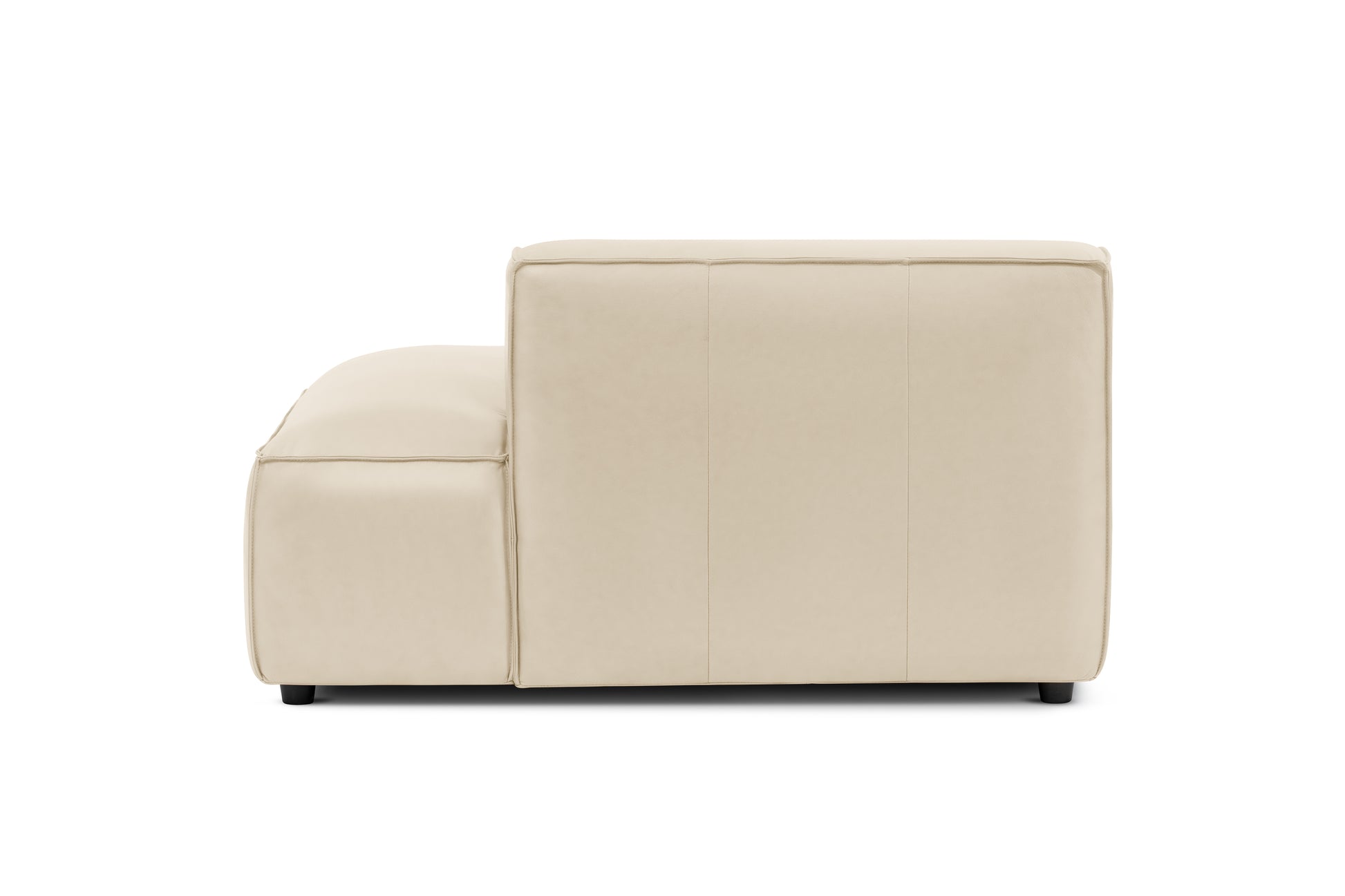 Allodi Full-aniline Leather Right Open-End Sofa Module with Feather-Filled