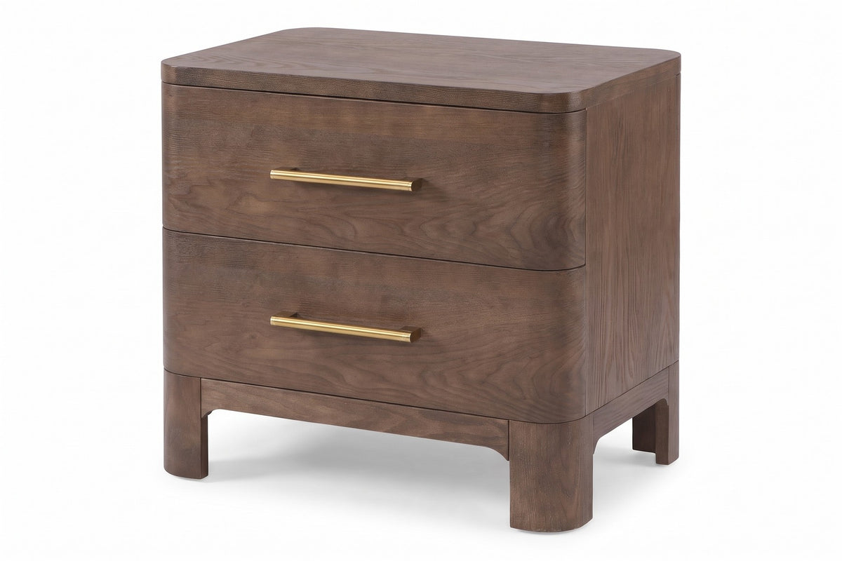 Two Drawers on Short Rounded Legs