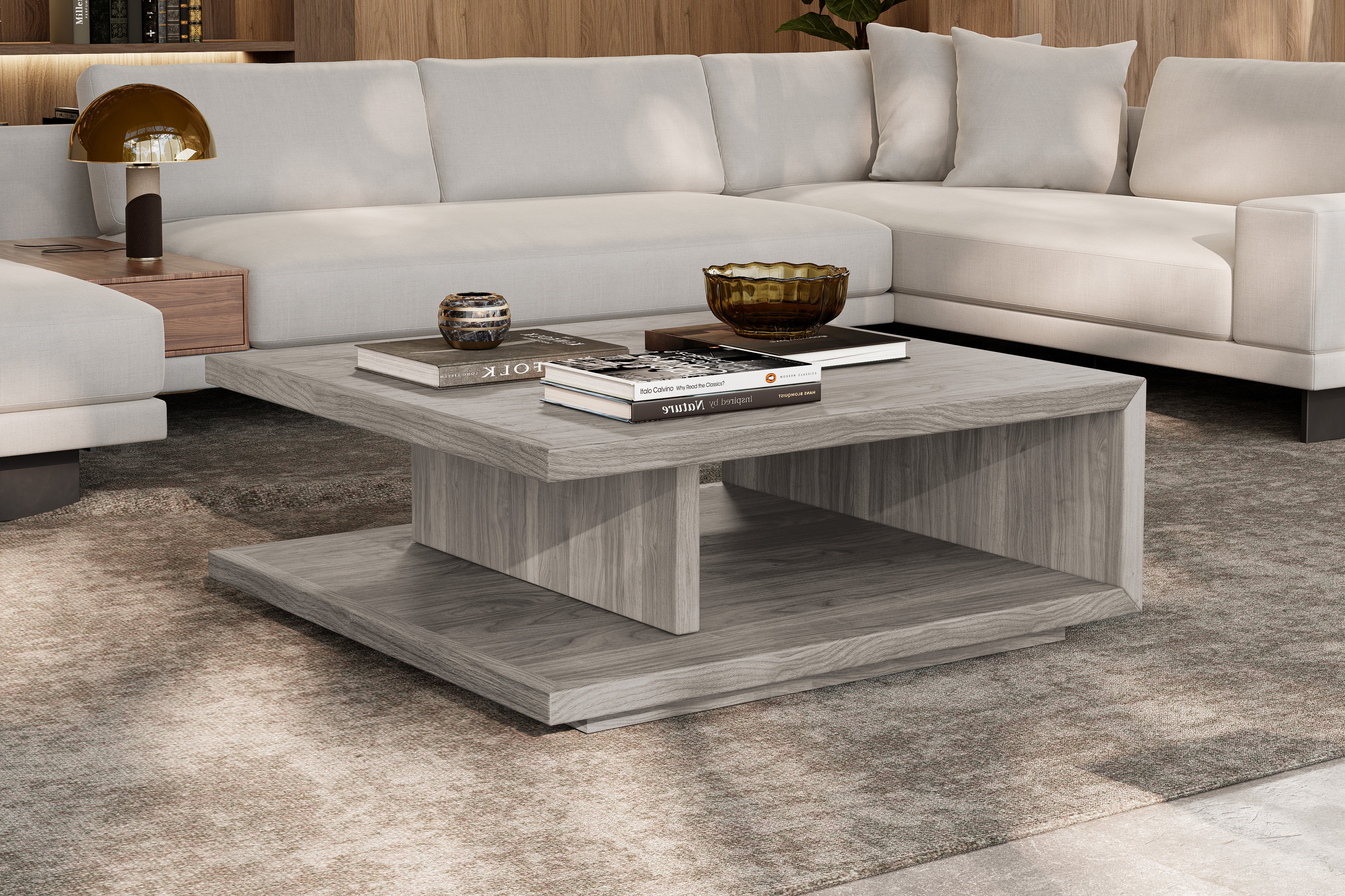 Muri solid and veneered wood Coffee Table & Storage Design