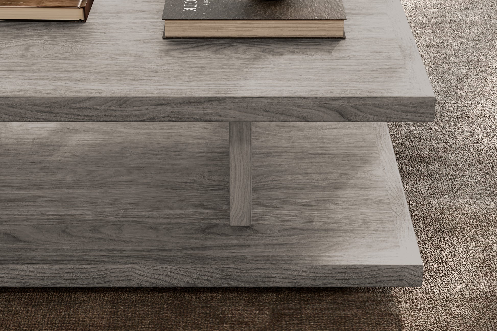 Muri solid and veneered wood Coffee Table & Storage Design
