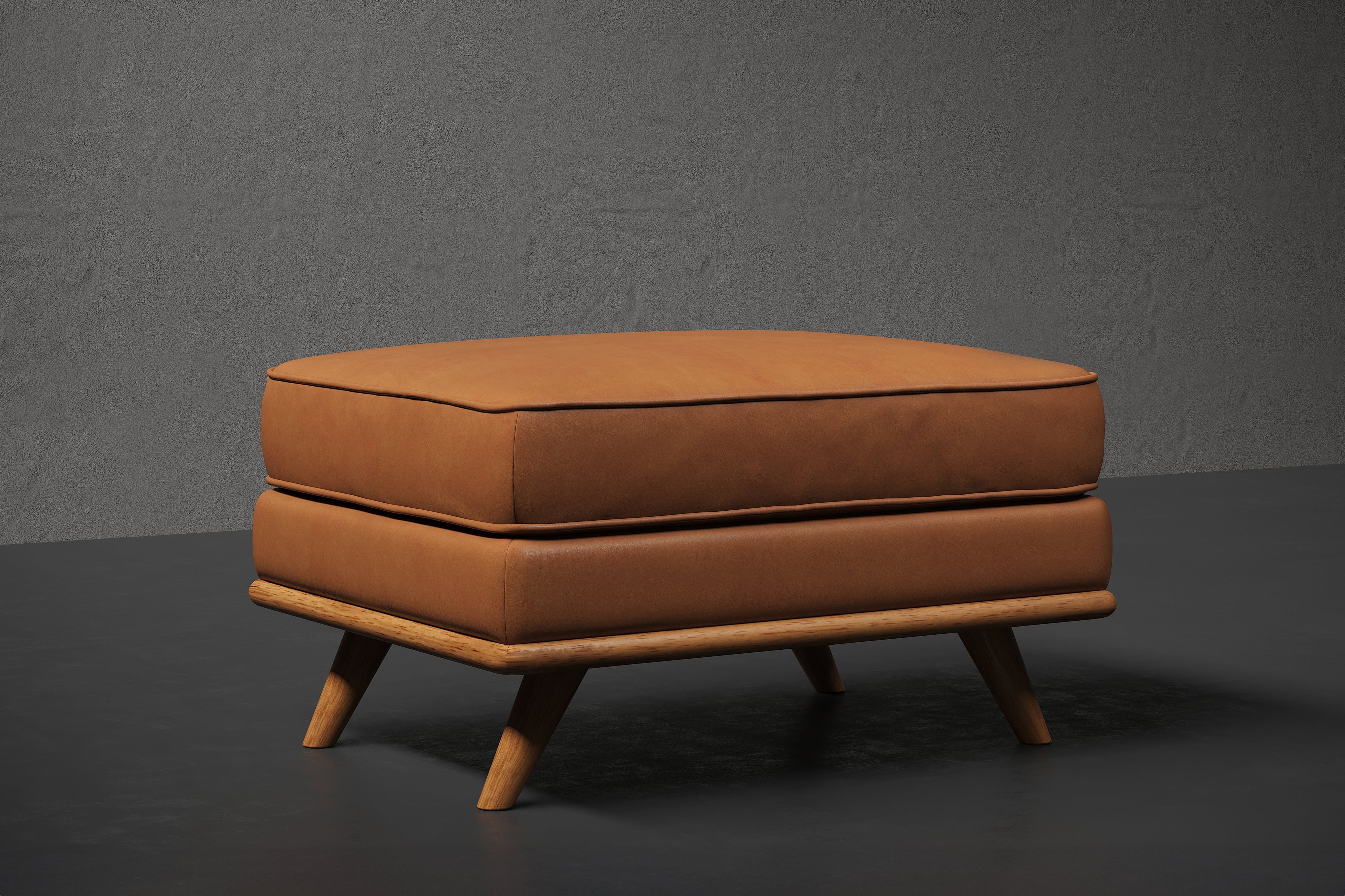Maestro Leather 31" Ottoman