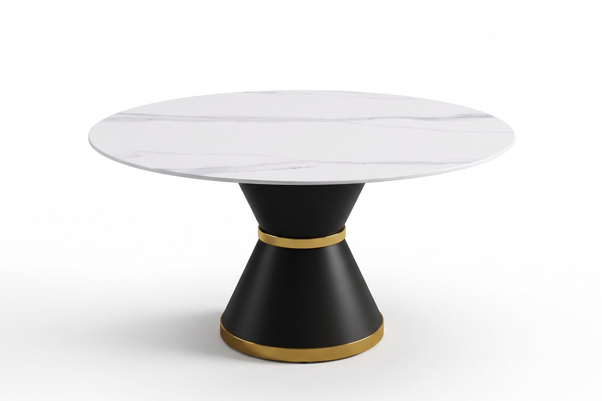 A Sculptural Hourglass Pedestal