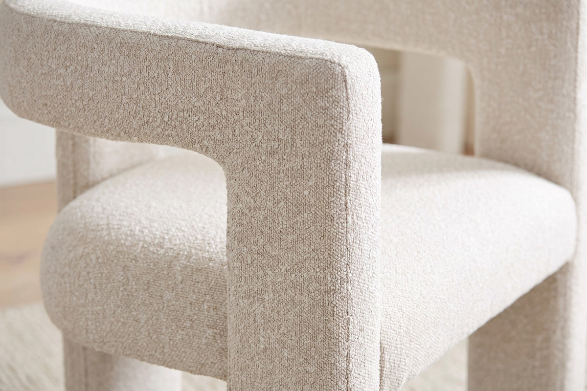 Soft White Bouclé